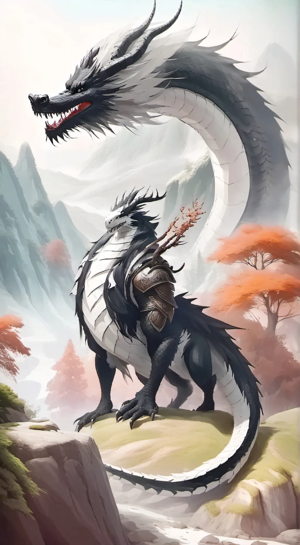 ai character: dragon parents background