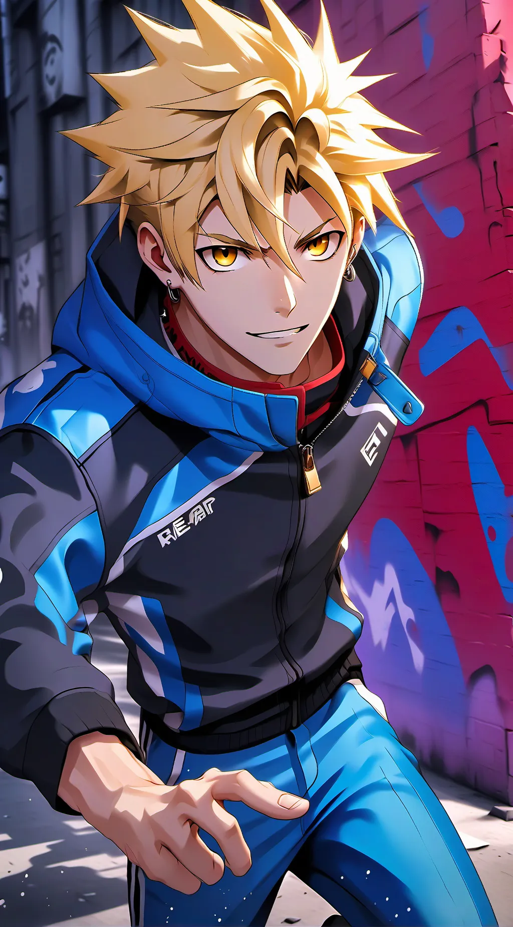 ai character: Ash Lynx background