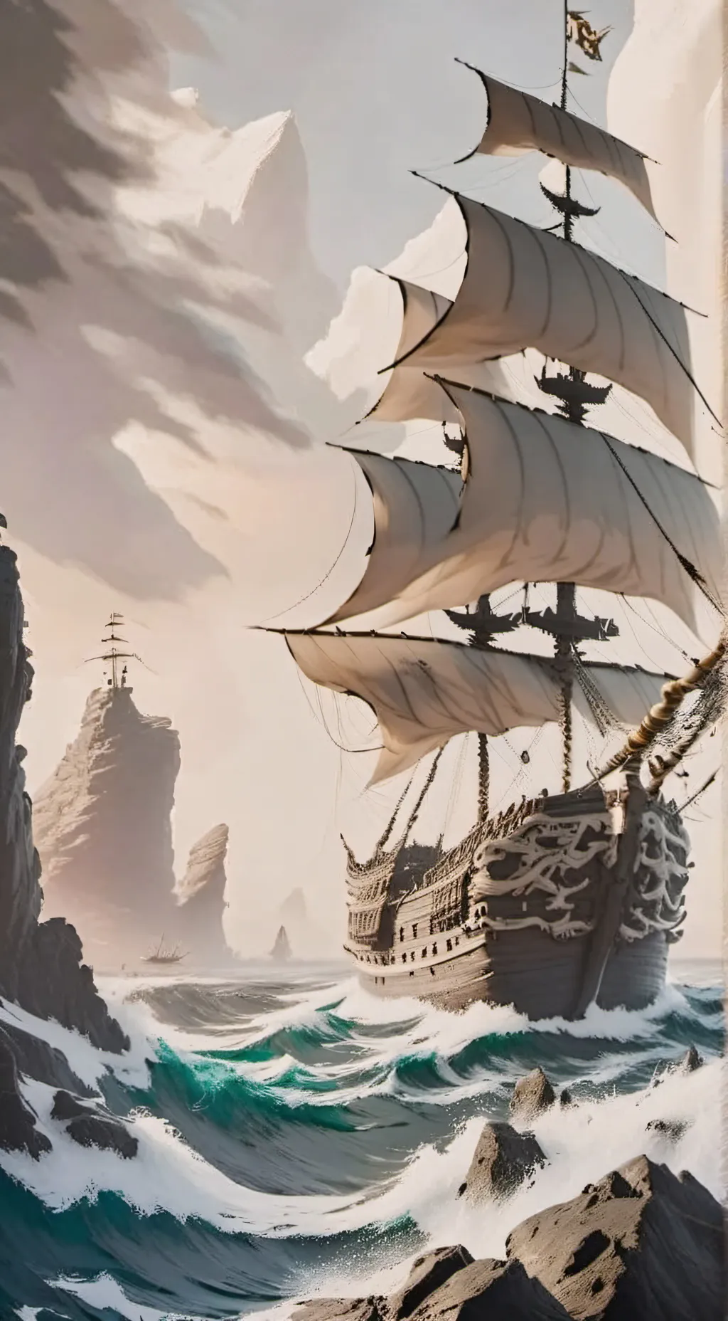 ai character: MHA x Pirate AU background