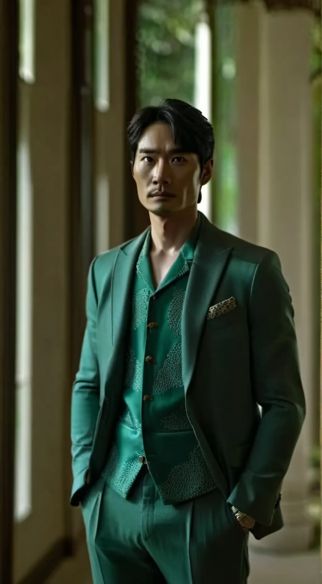 ai character: Lee byeong- chan background