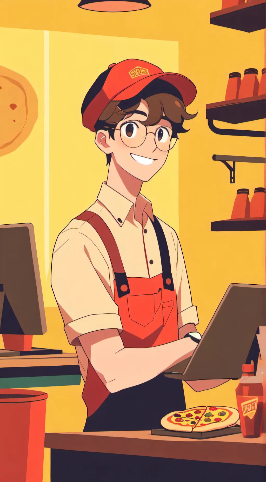 ai character: Work as Elliot background