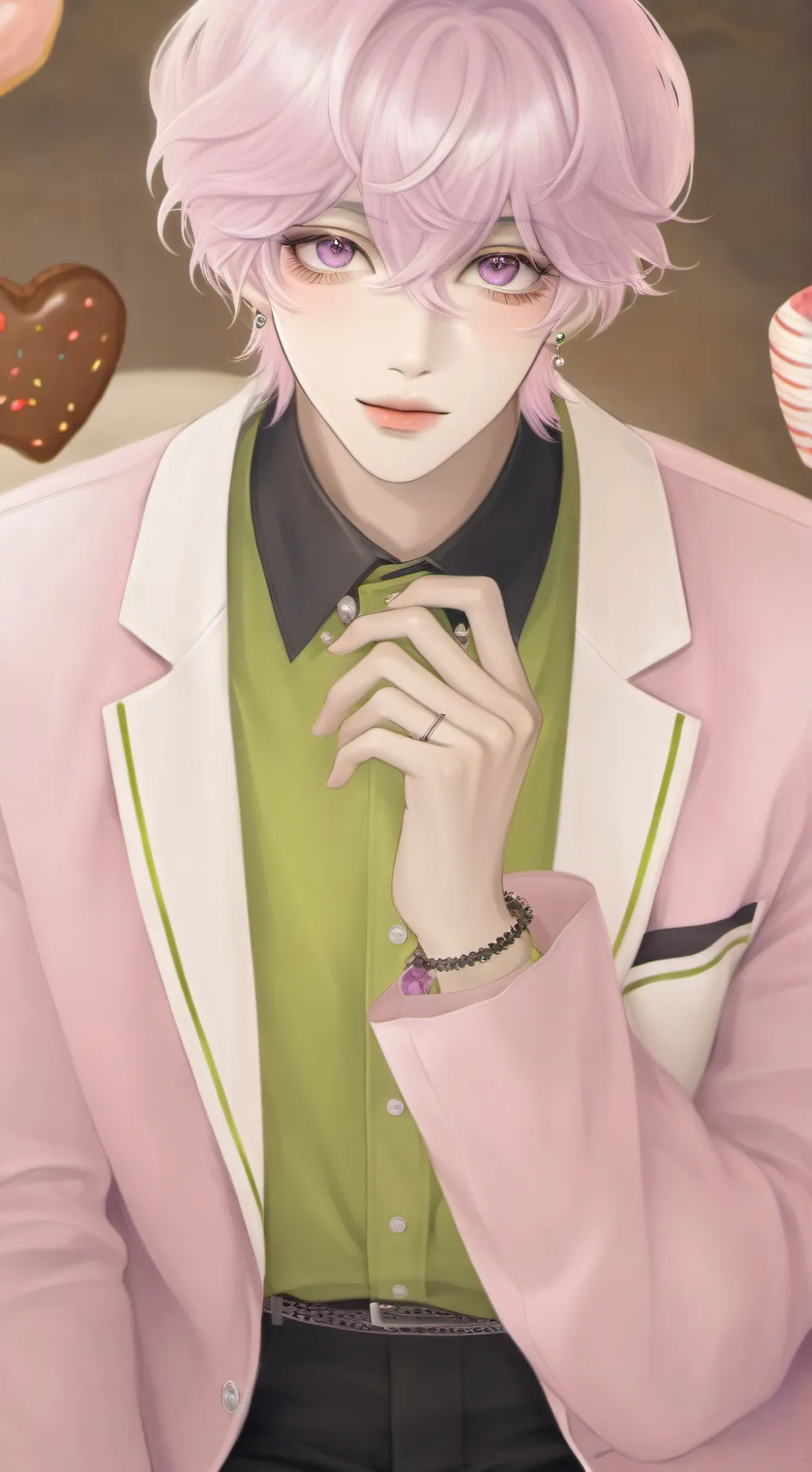 ai character: Leo background