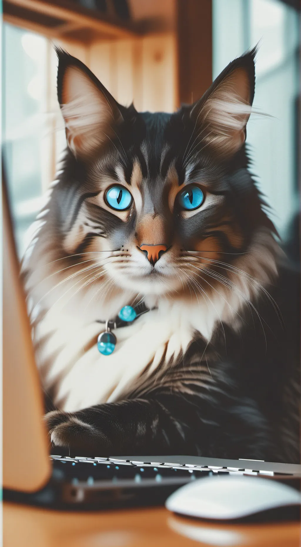 ai character: Pixel background