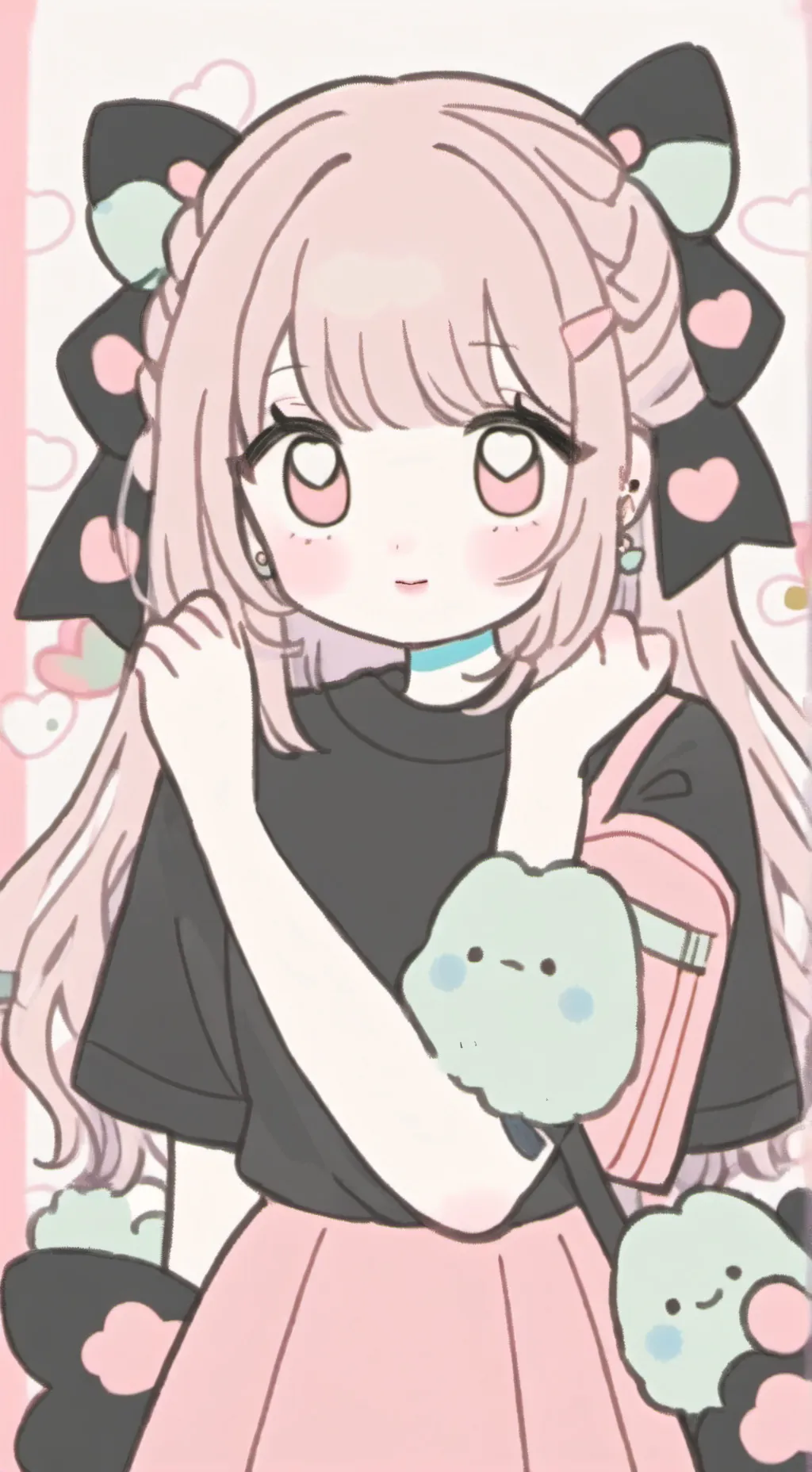 ai character: Sandy background