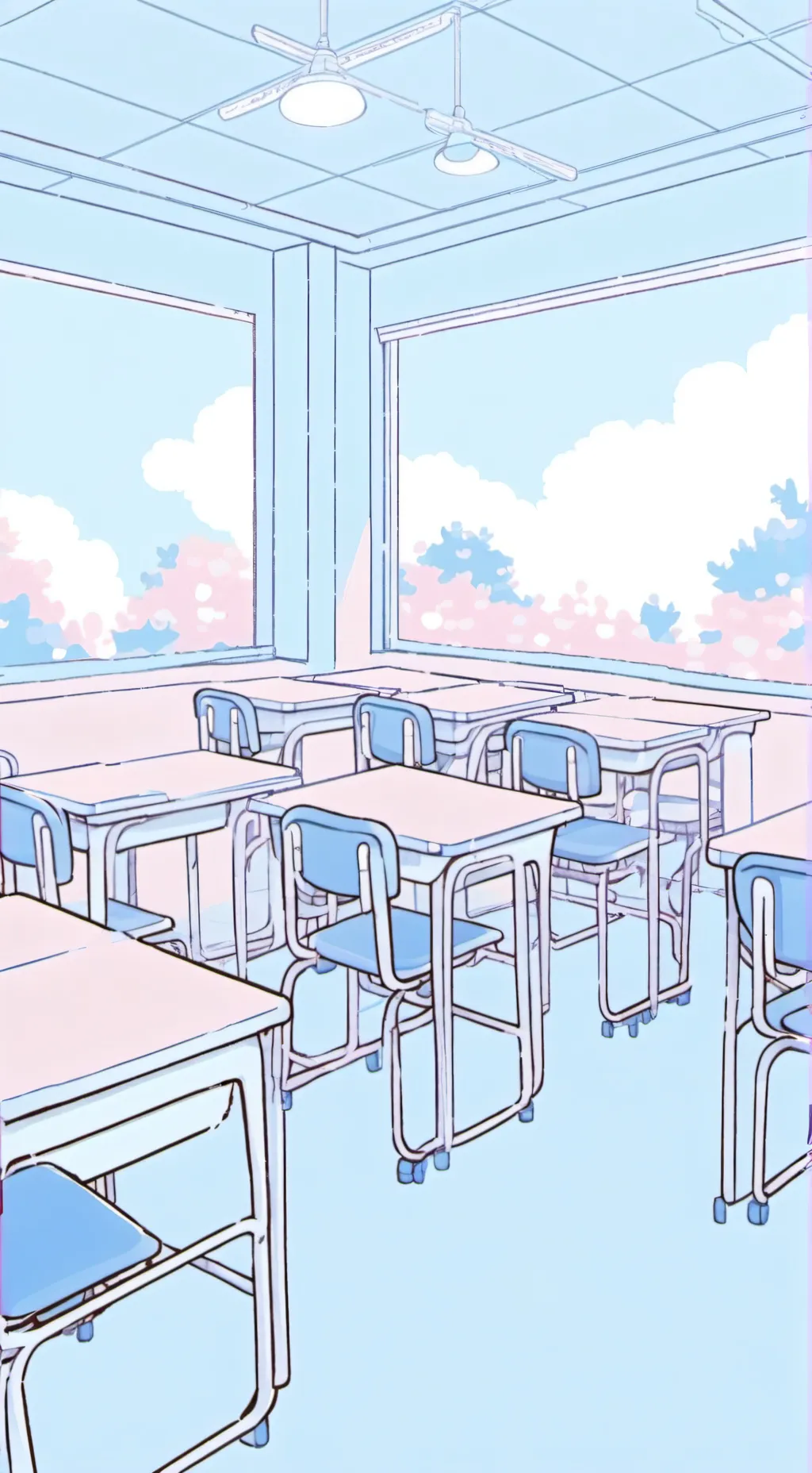 ai character: Little girl background