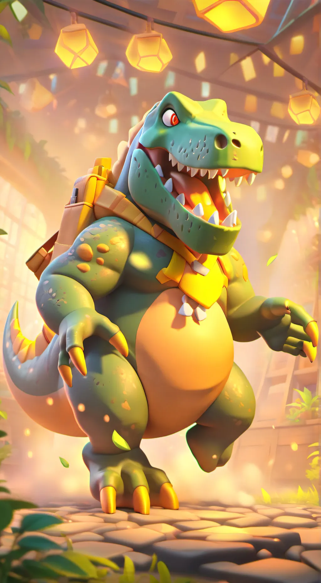ai character: Mr trex background