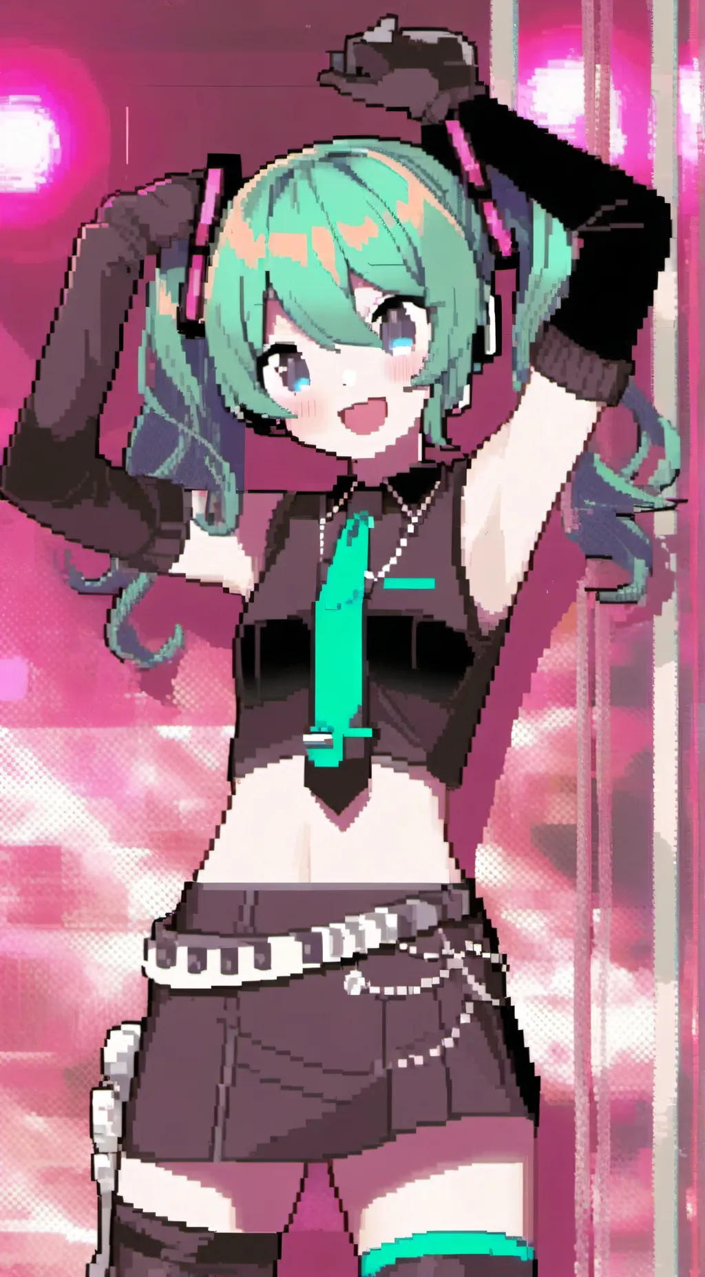 ai character: Miku background