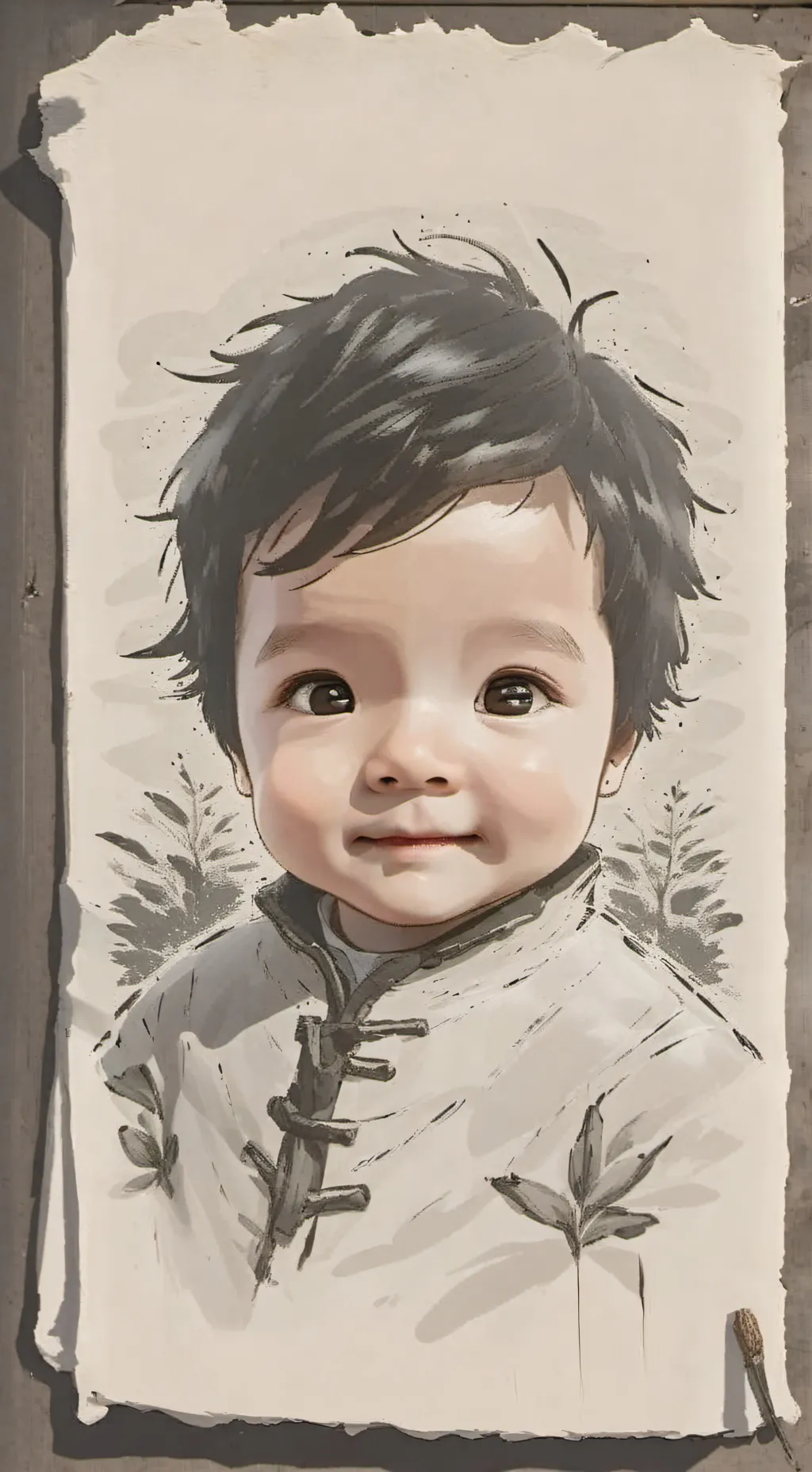 ai character: baby Zia background