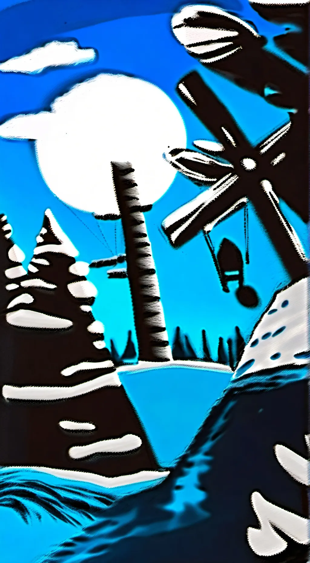 ai character: bluududplaysnoww background