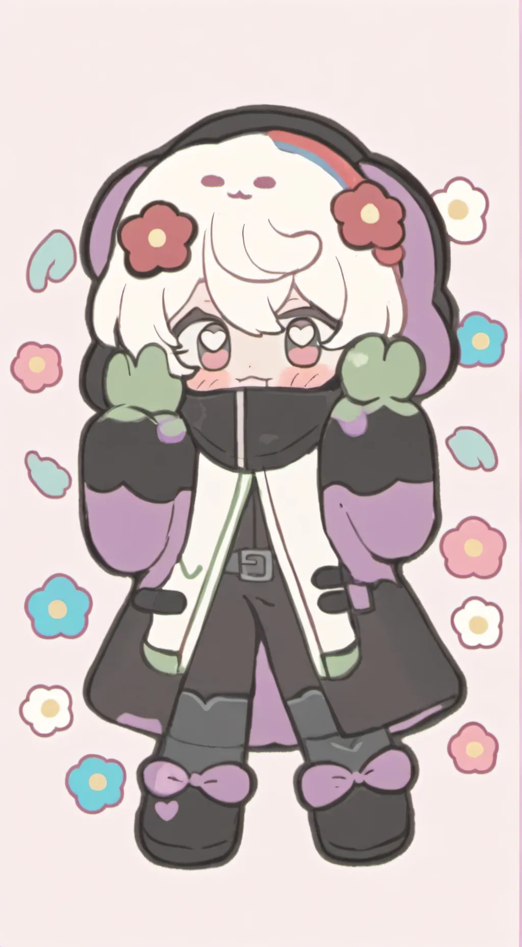 ai character: Dw x Crk/dw + Crk  background