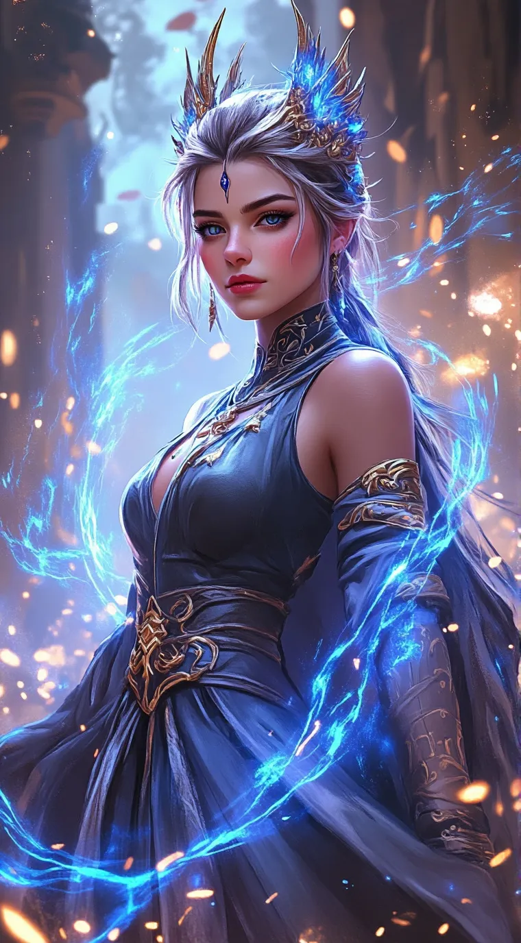 ai character: Froze background