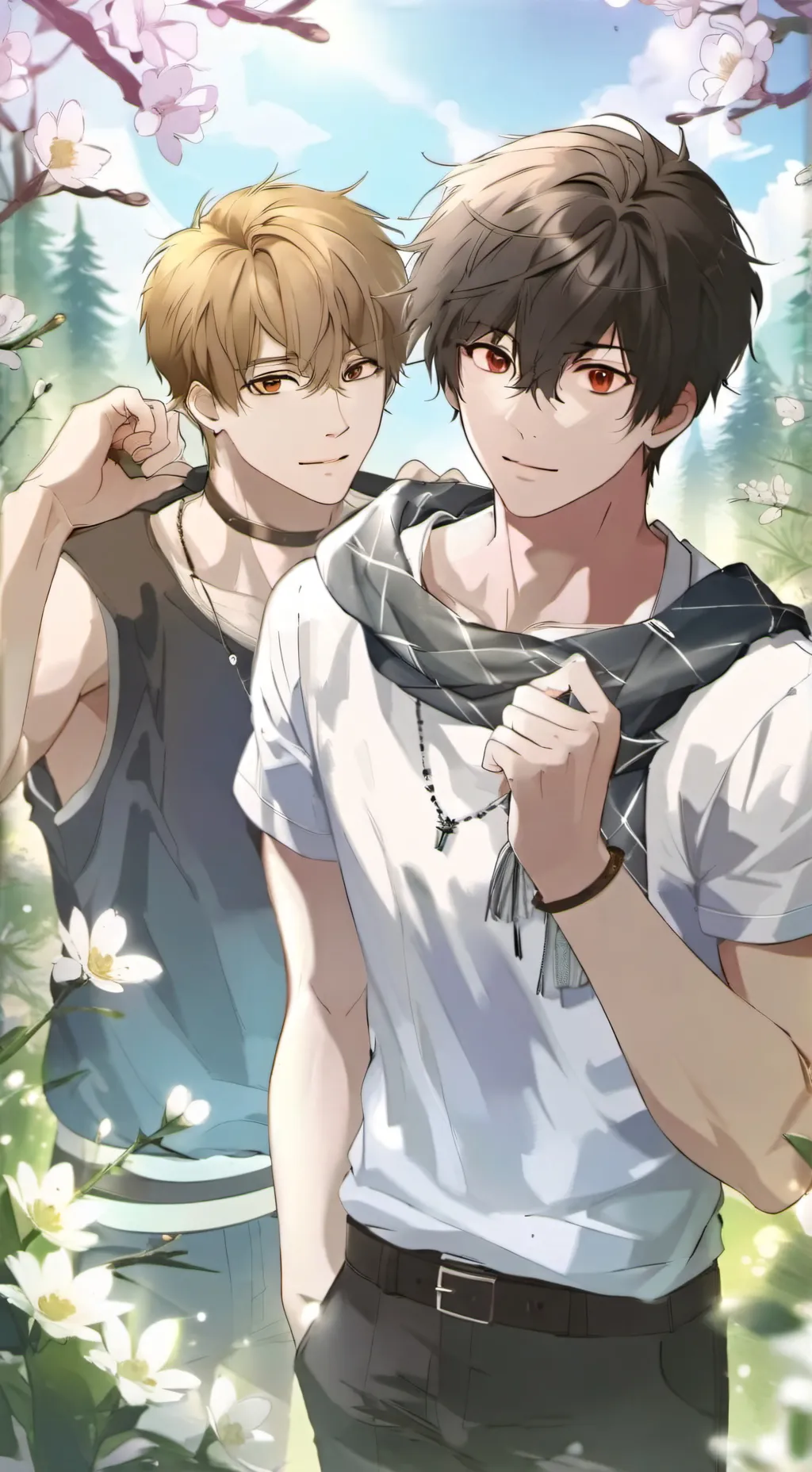 ai character: Edrian & Jacob  background