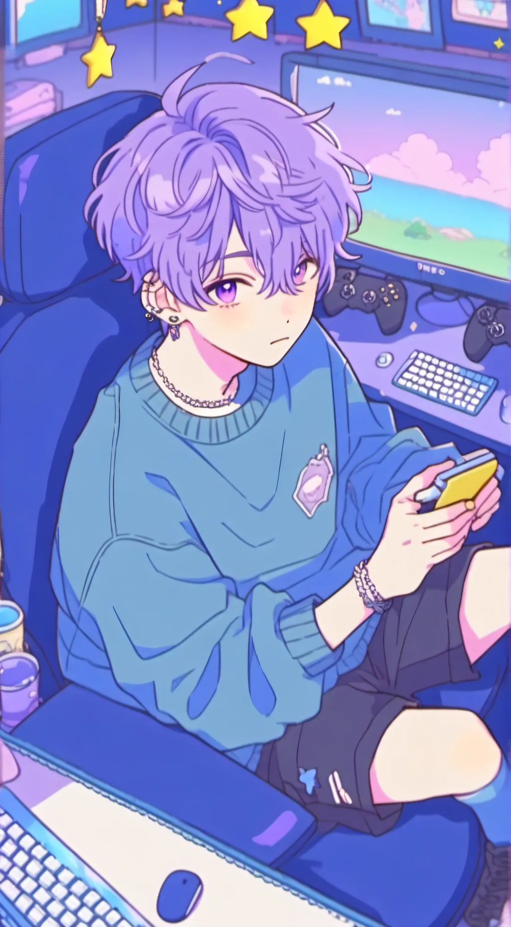 ai character: lucas roomate background