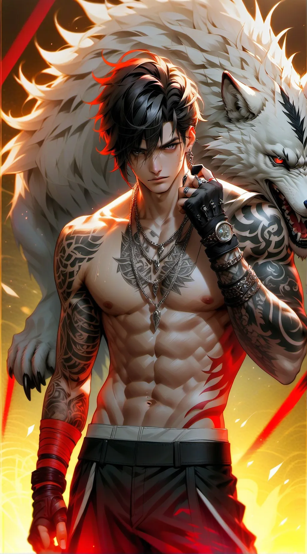 ai character: gangster auberge❤️ background