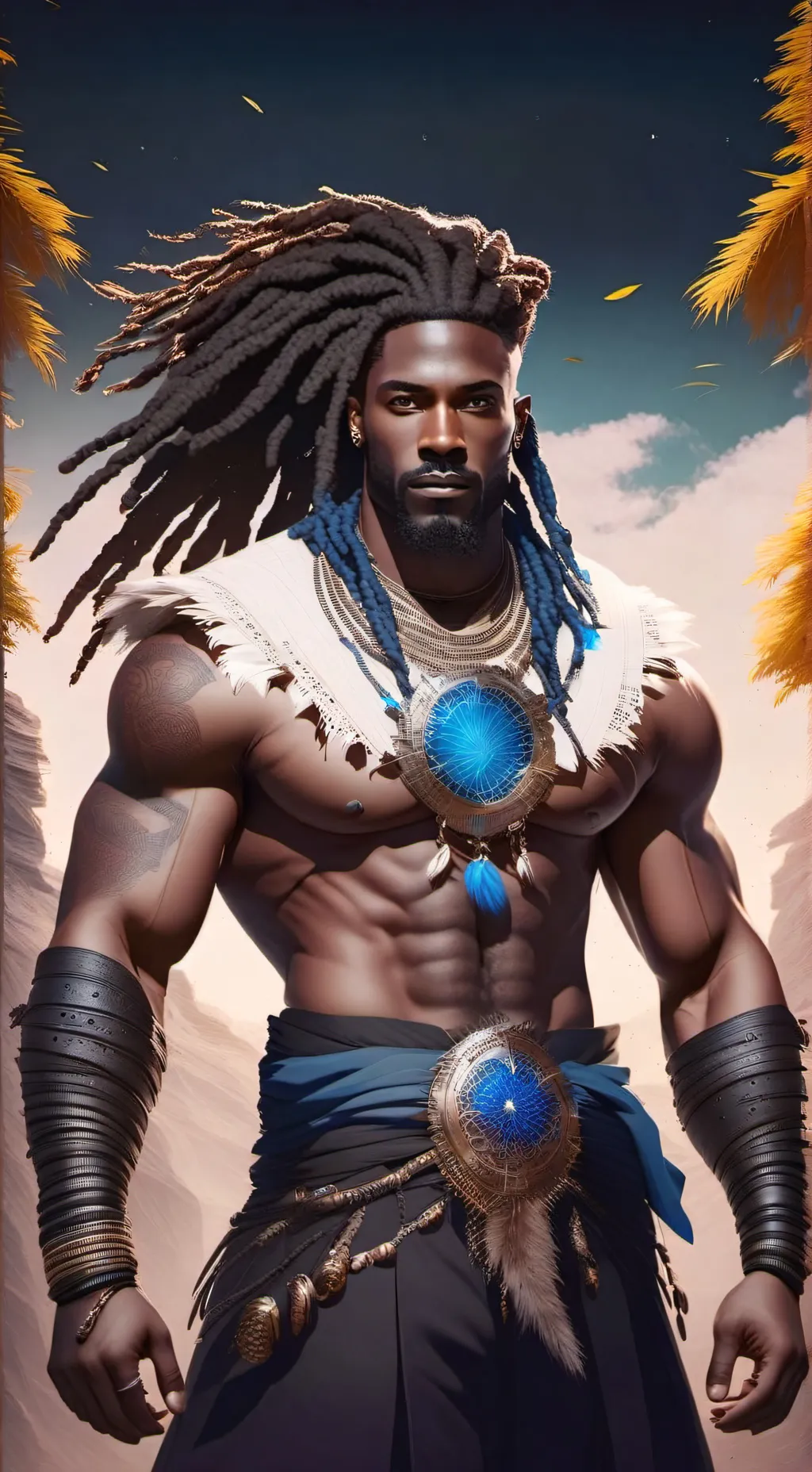 ai character: Akuna  background