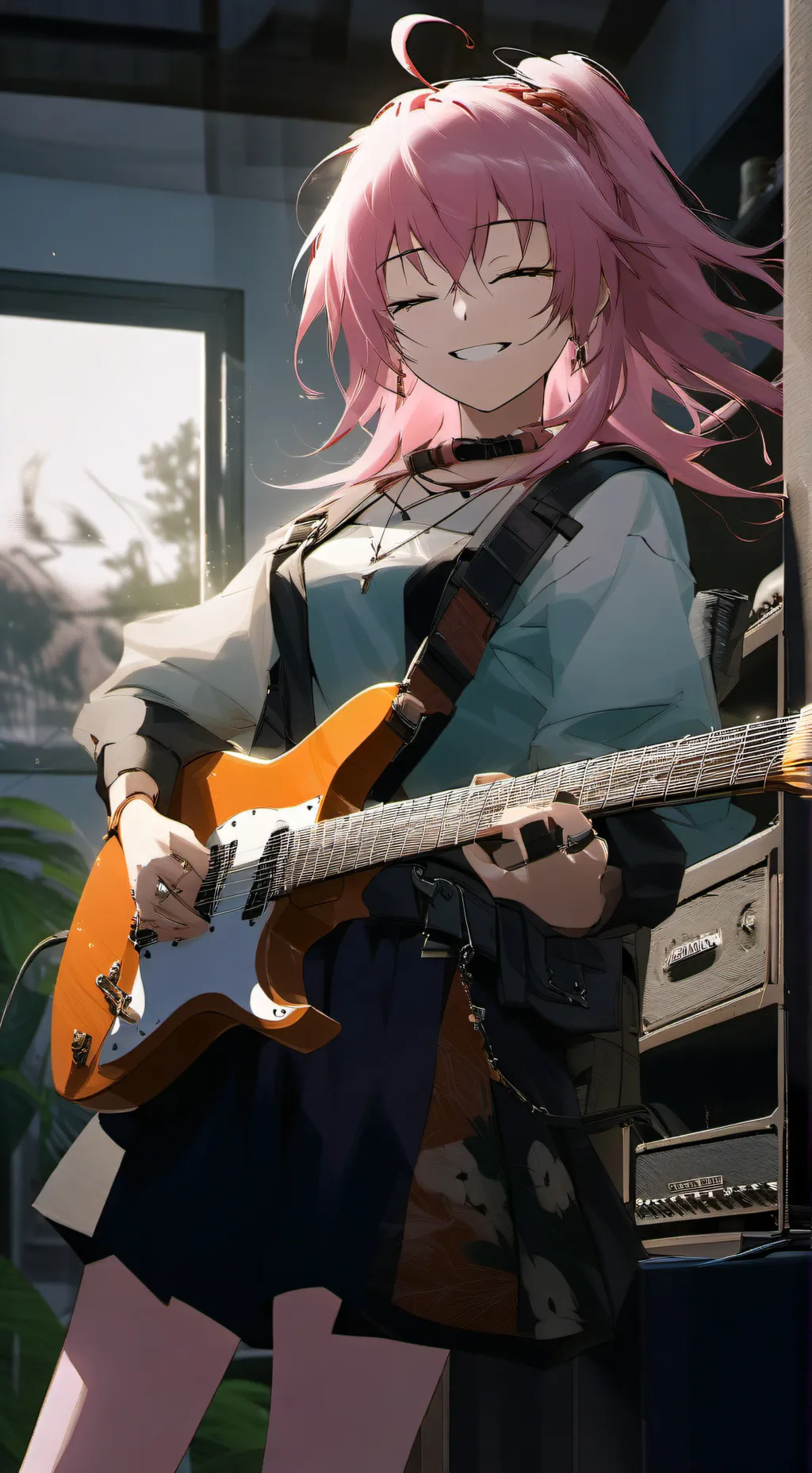 ai character: Roxy (Blaze) background