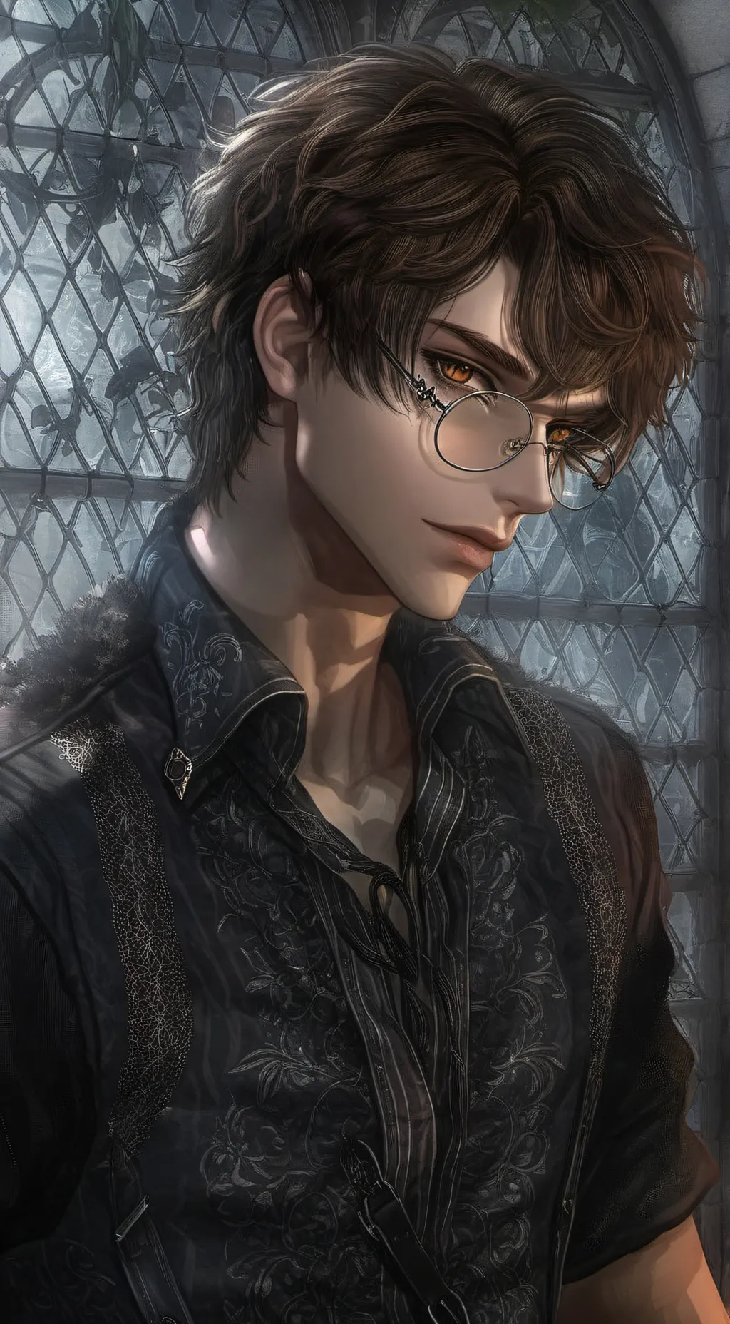 ai character: Ace Anniston  background