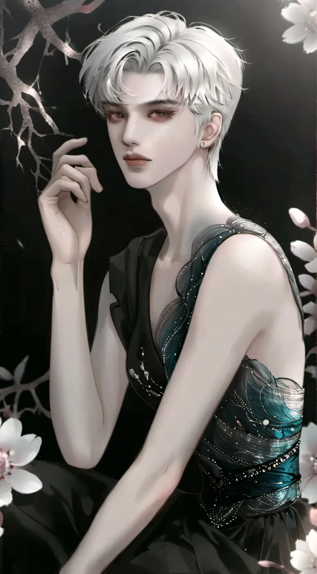 ai character: Clay background