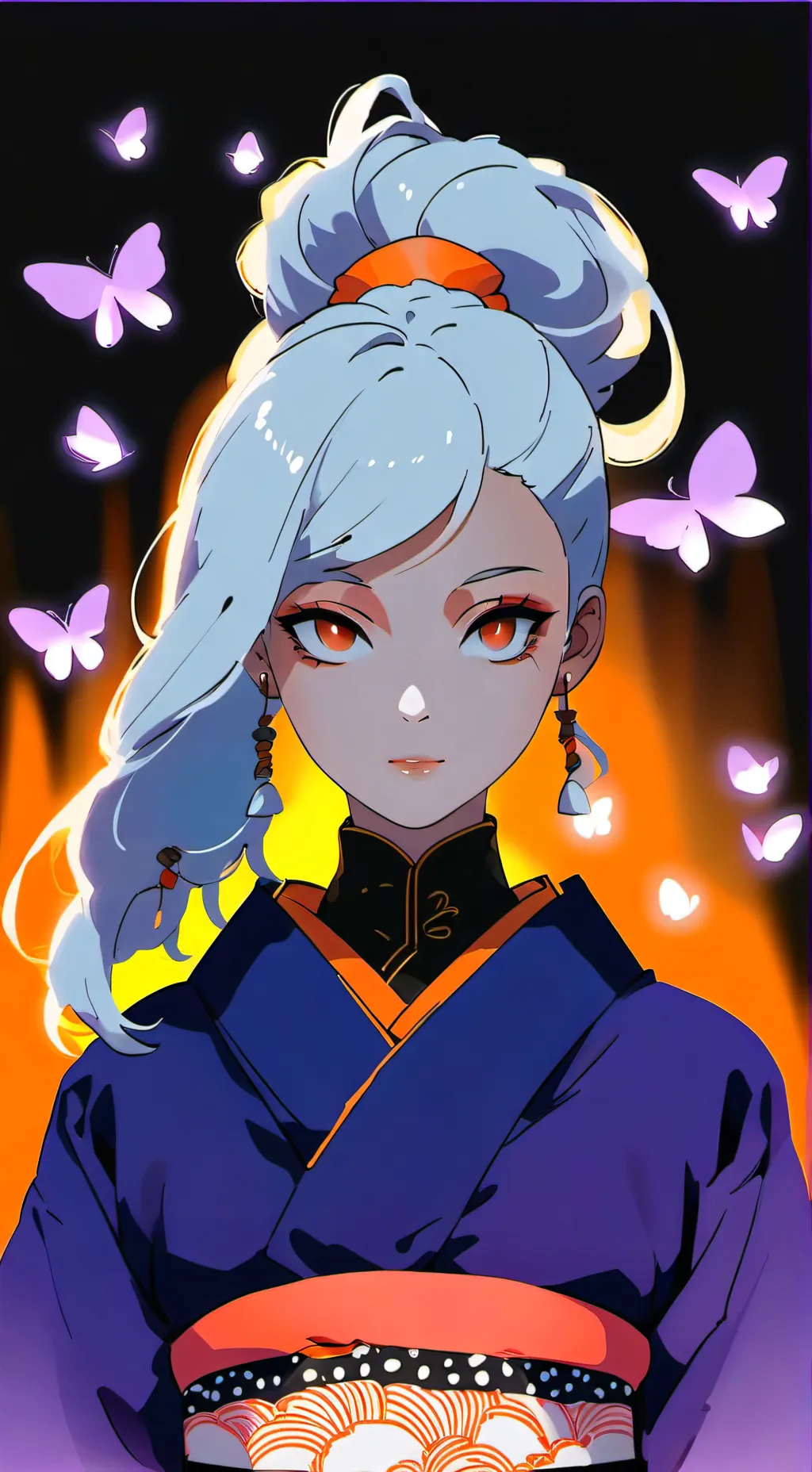 ai character: Amane Ubuyashiki background