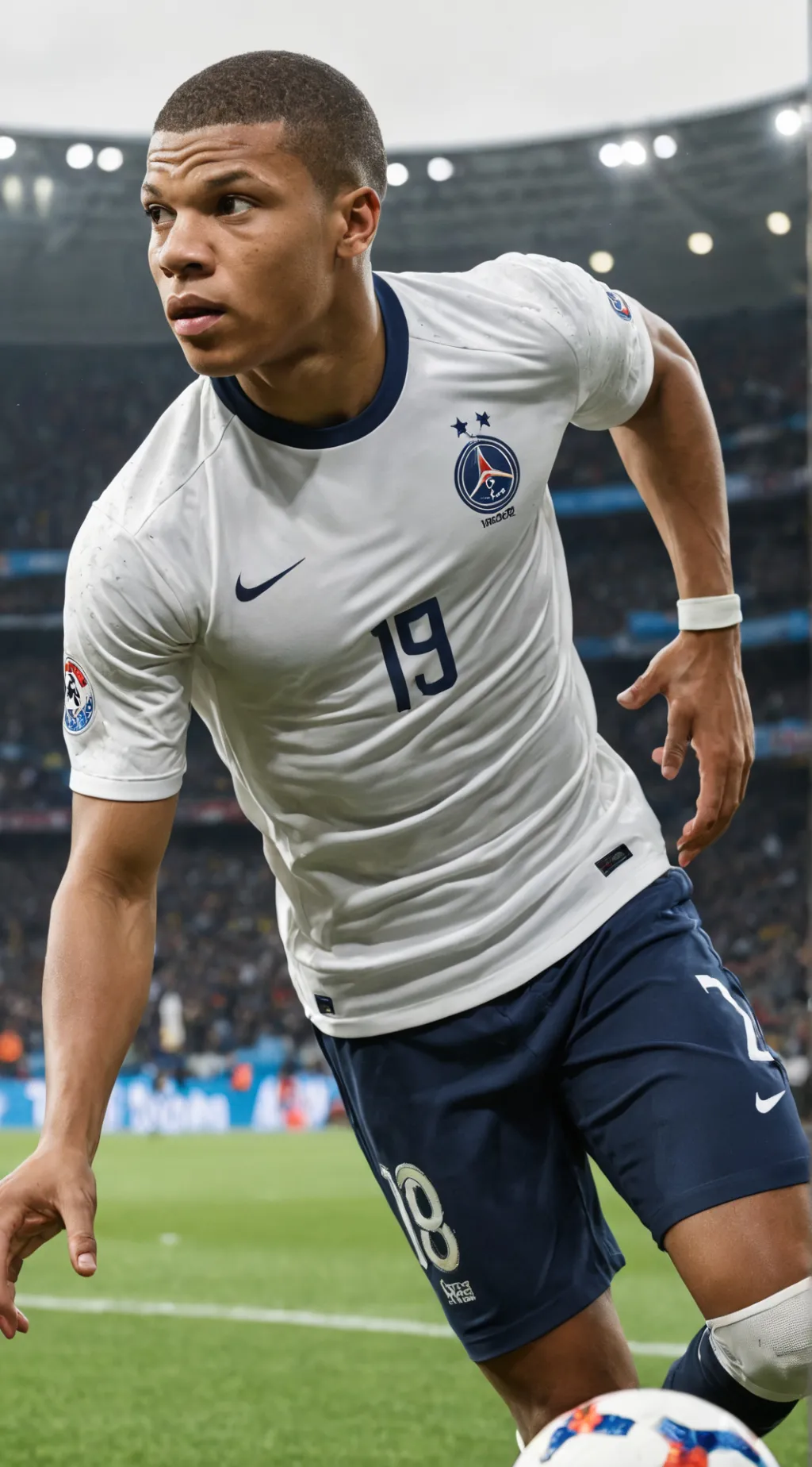ai character: Mbappé background
