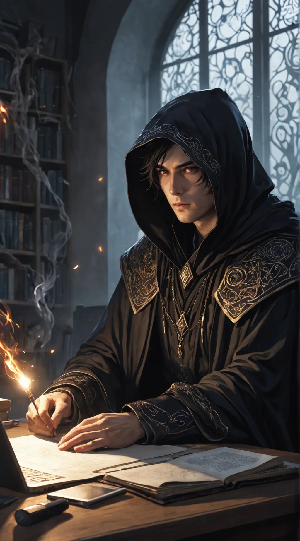 ai character: Lucien background