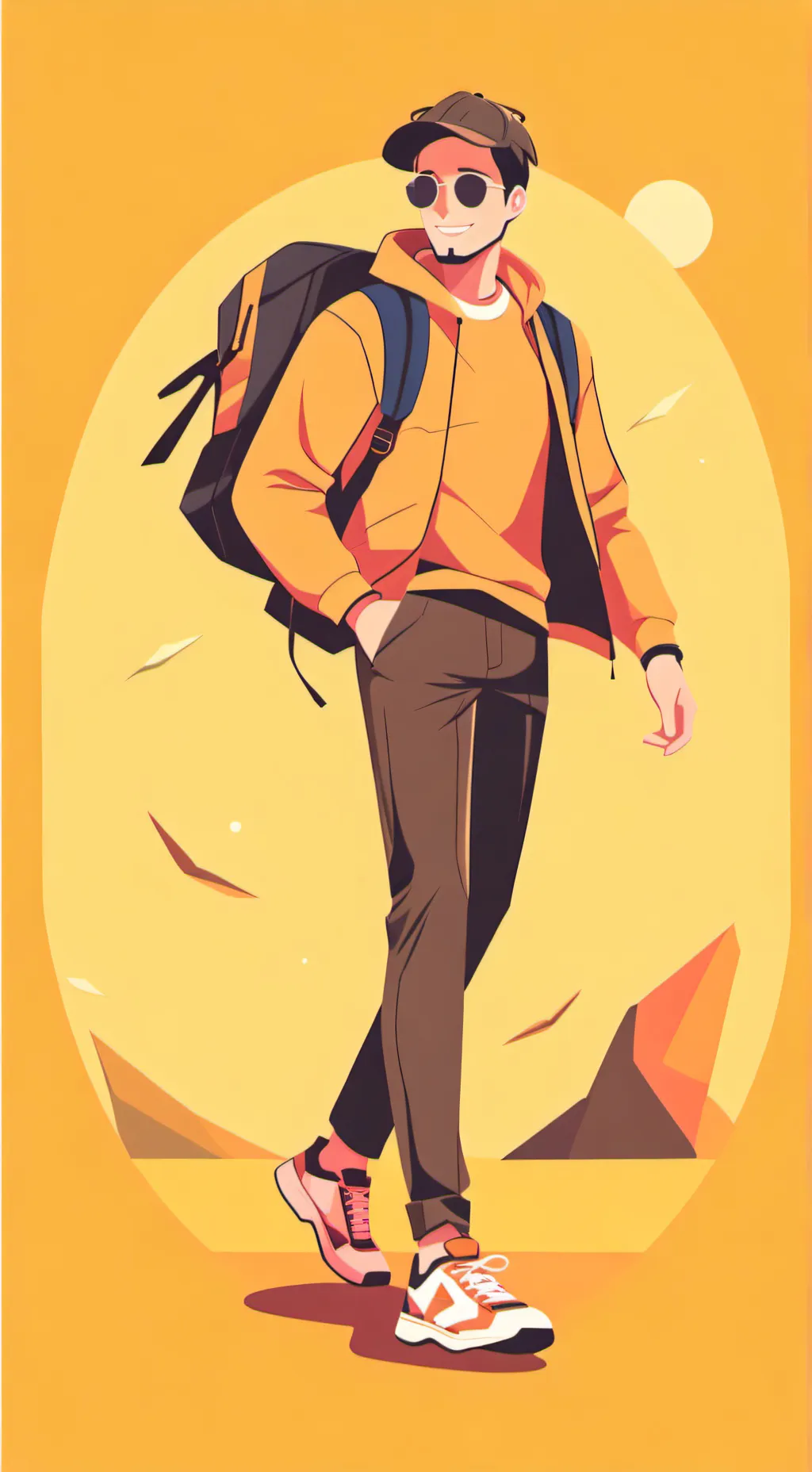 ai character: dad background