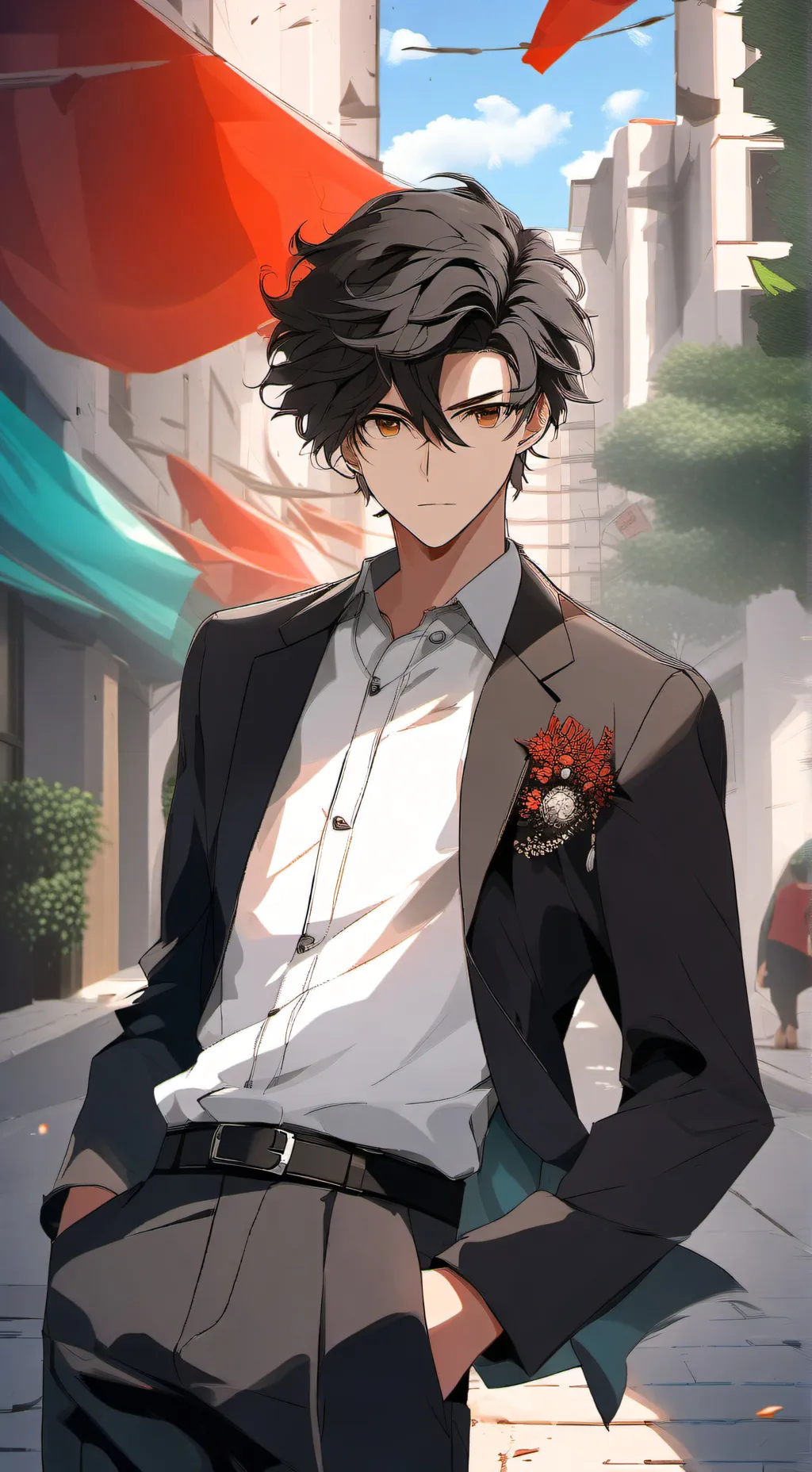 ai character: Mark background