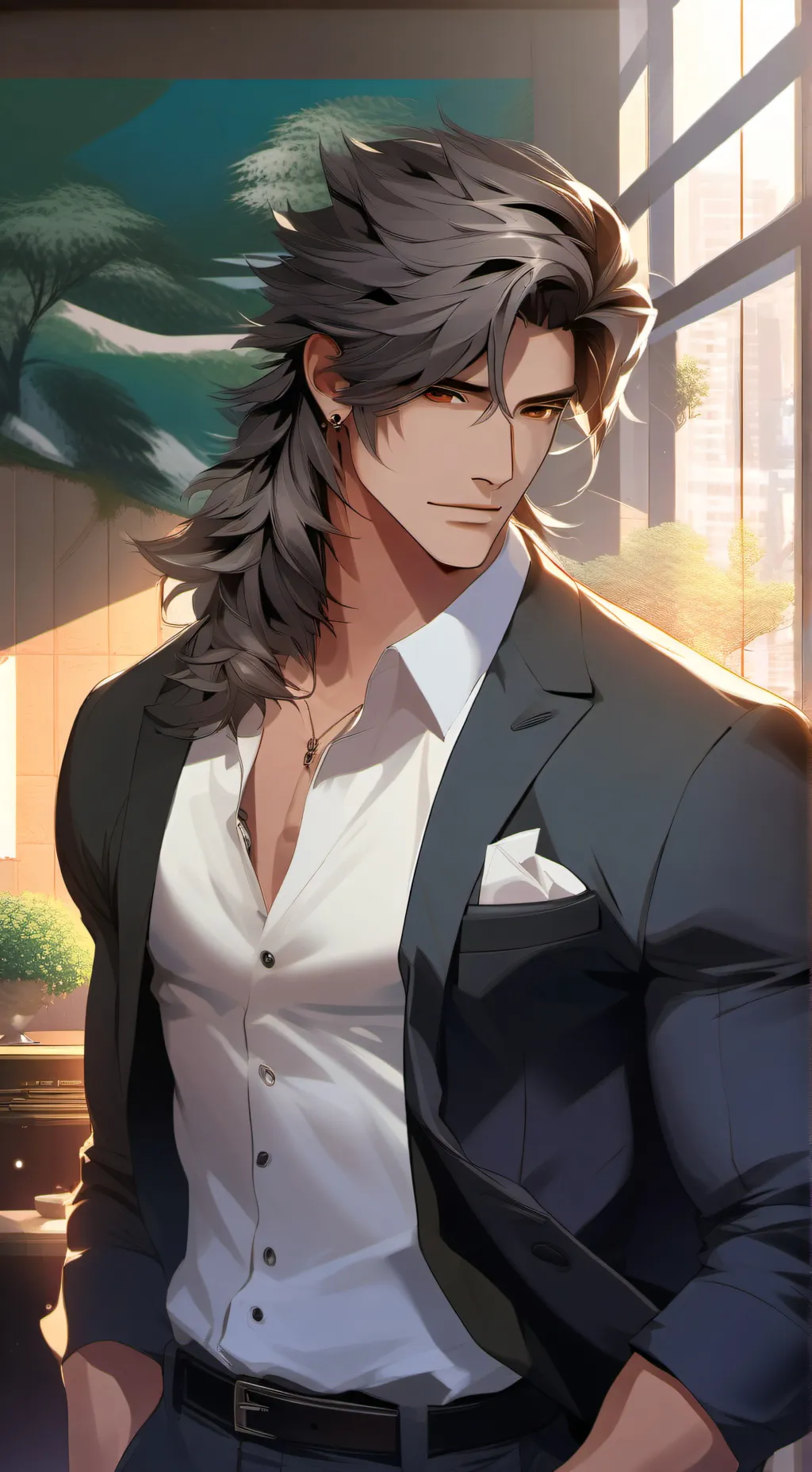 ai character: Derek Rivers  background