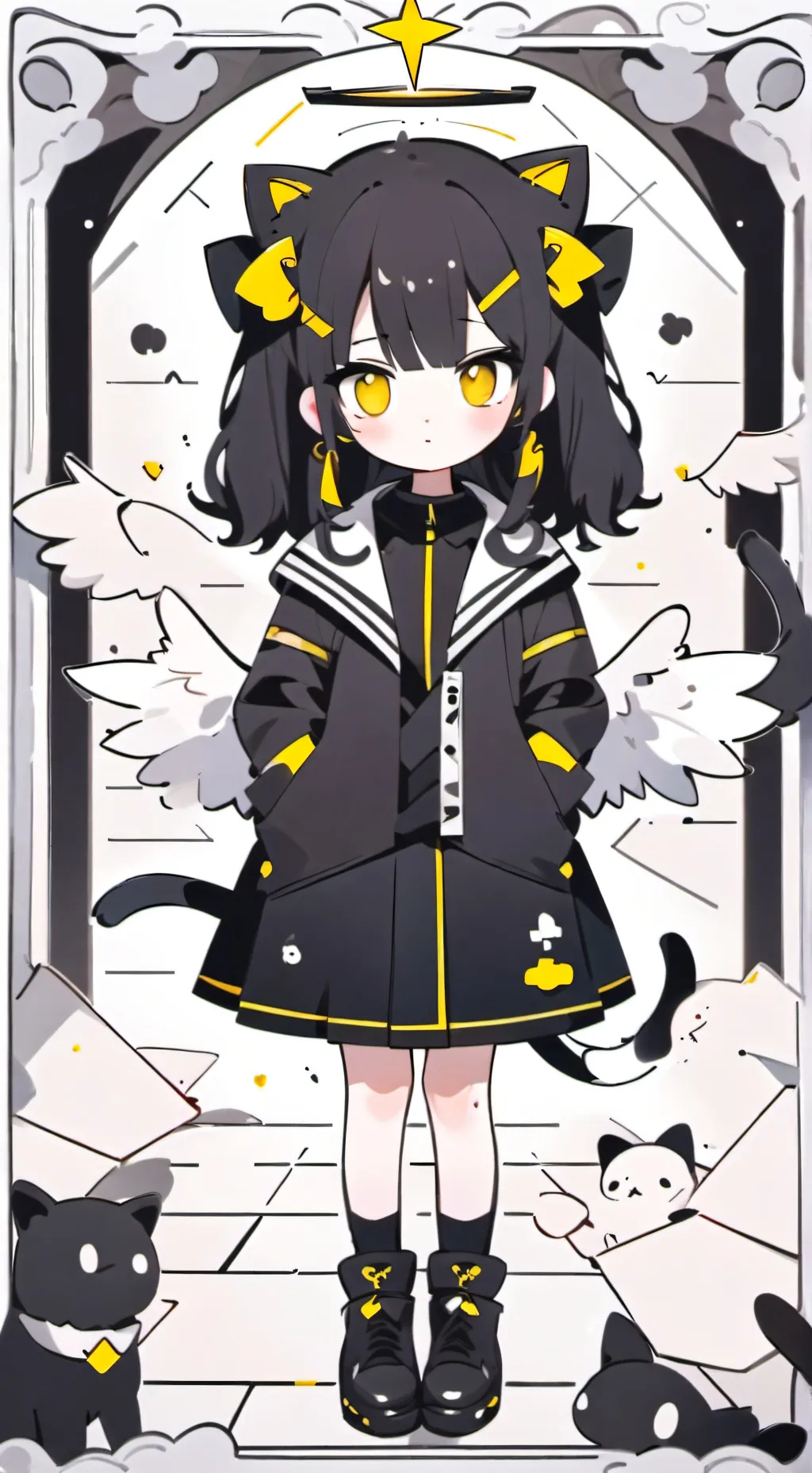 ai character: Luna  background