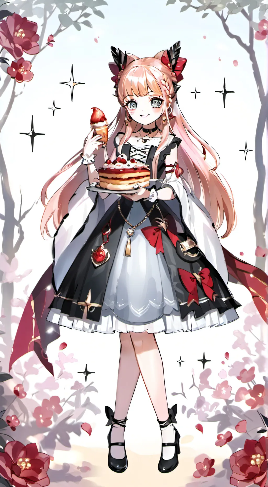 ai character: kpdh haunted house background