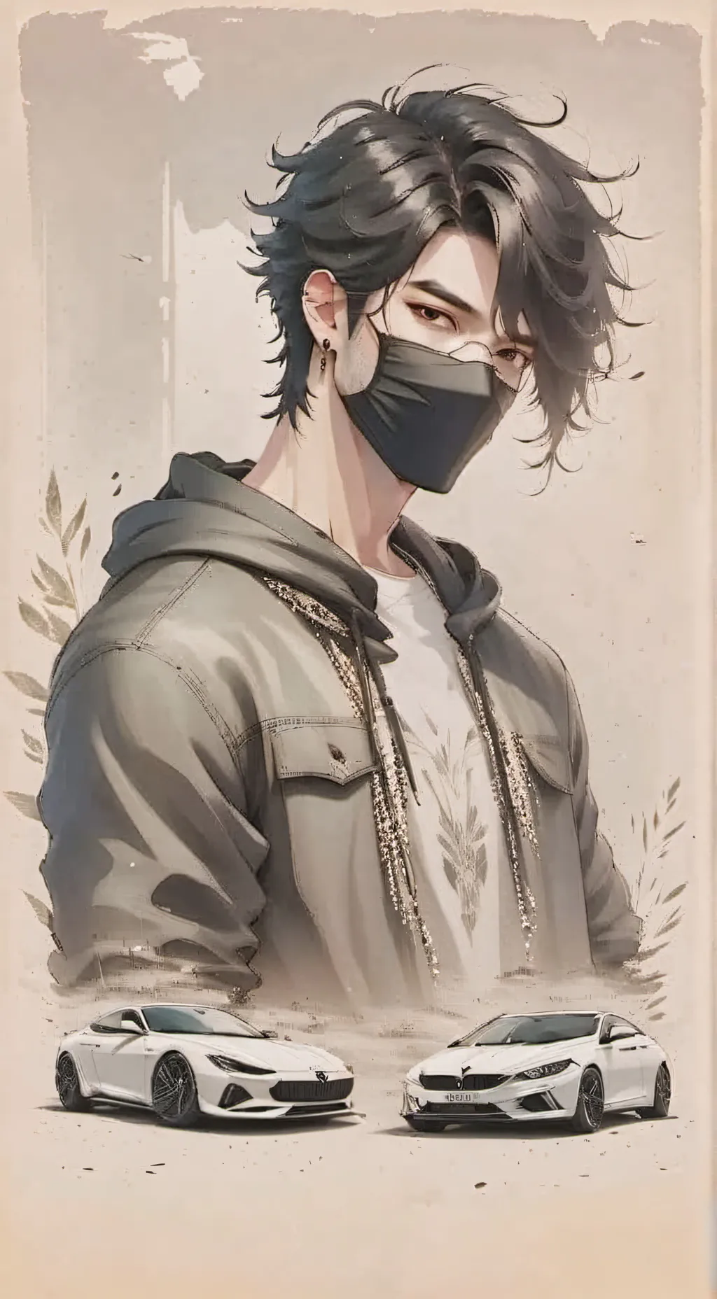 ai character: Damian  background