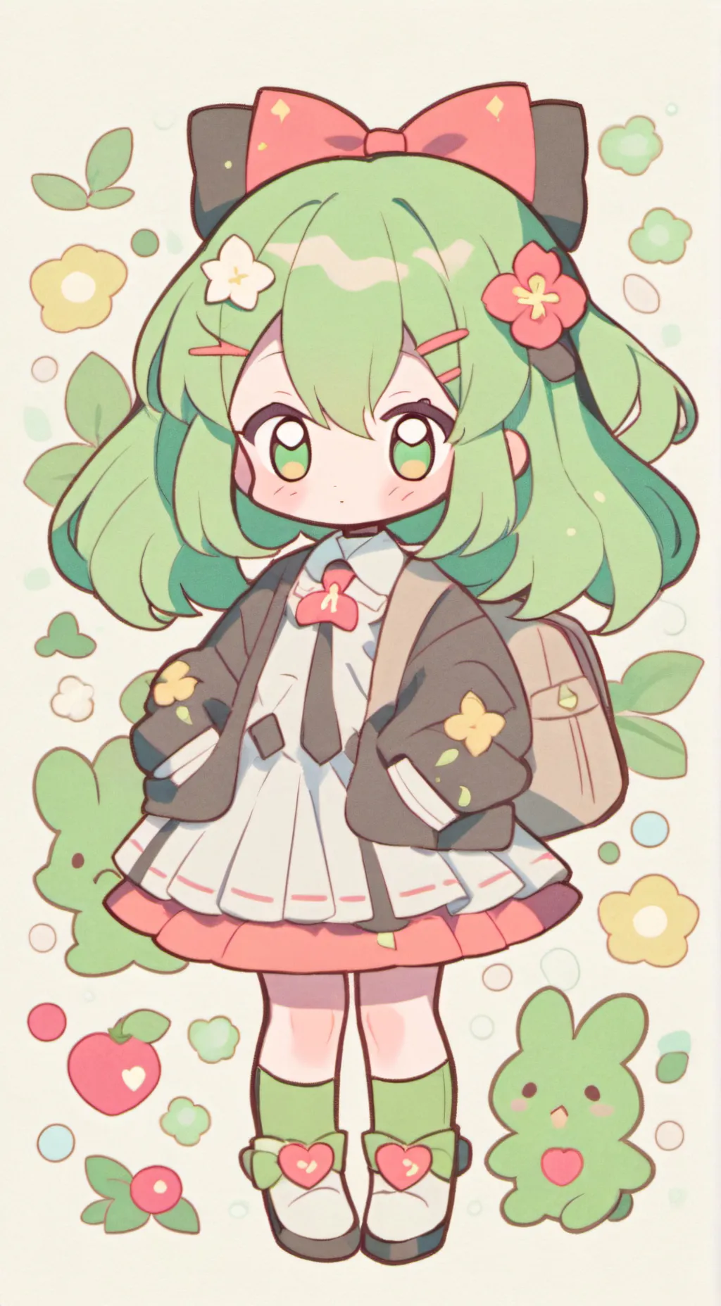 ai character: 1x1x1x1 background