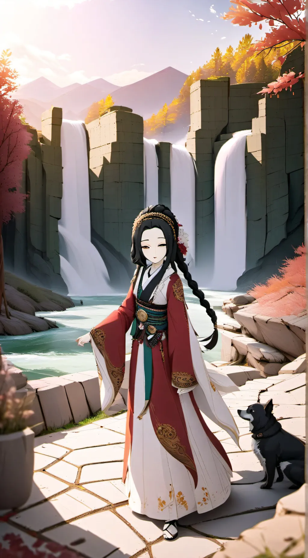 ai character: Kny Royal Ball AU background