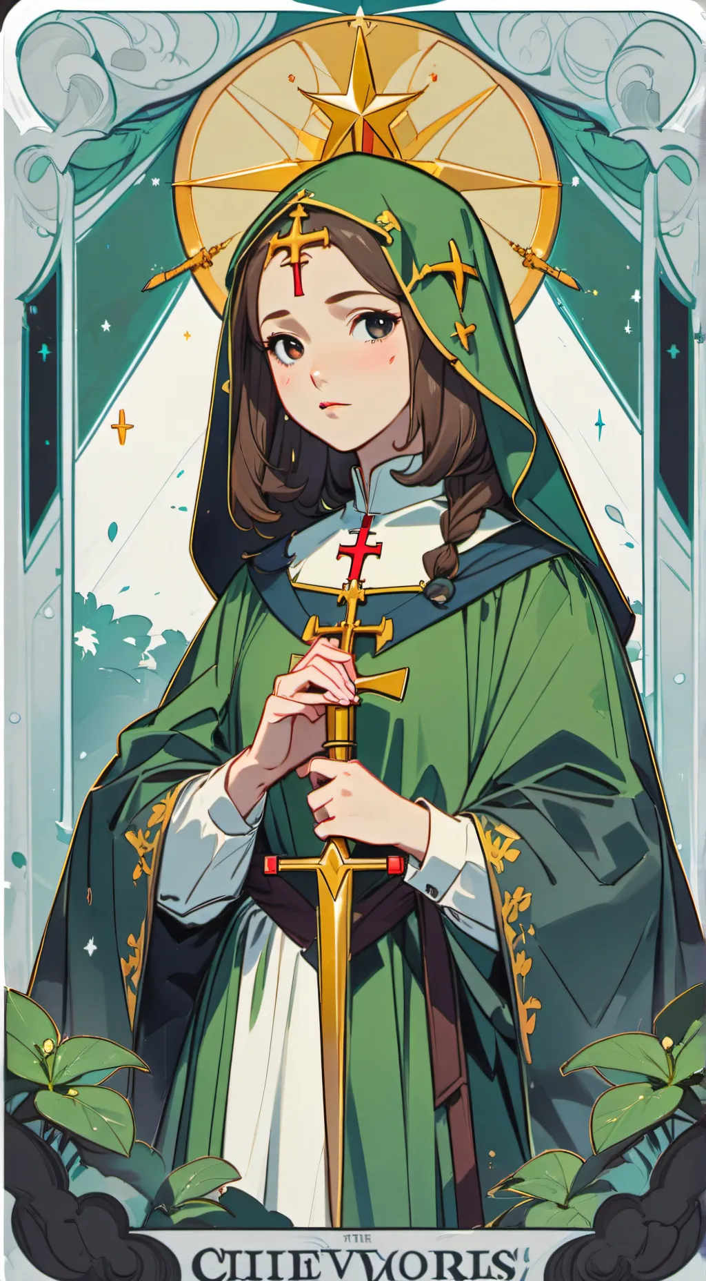 ai character: Christ Catherine background