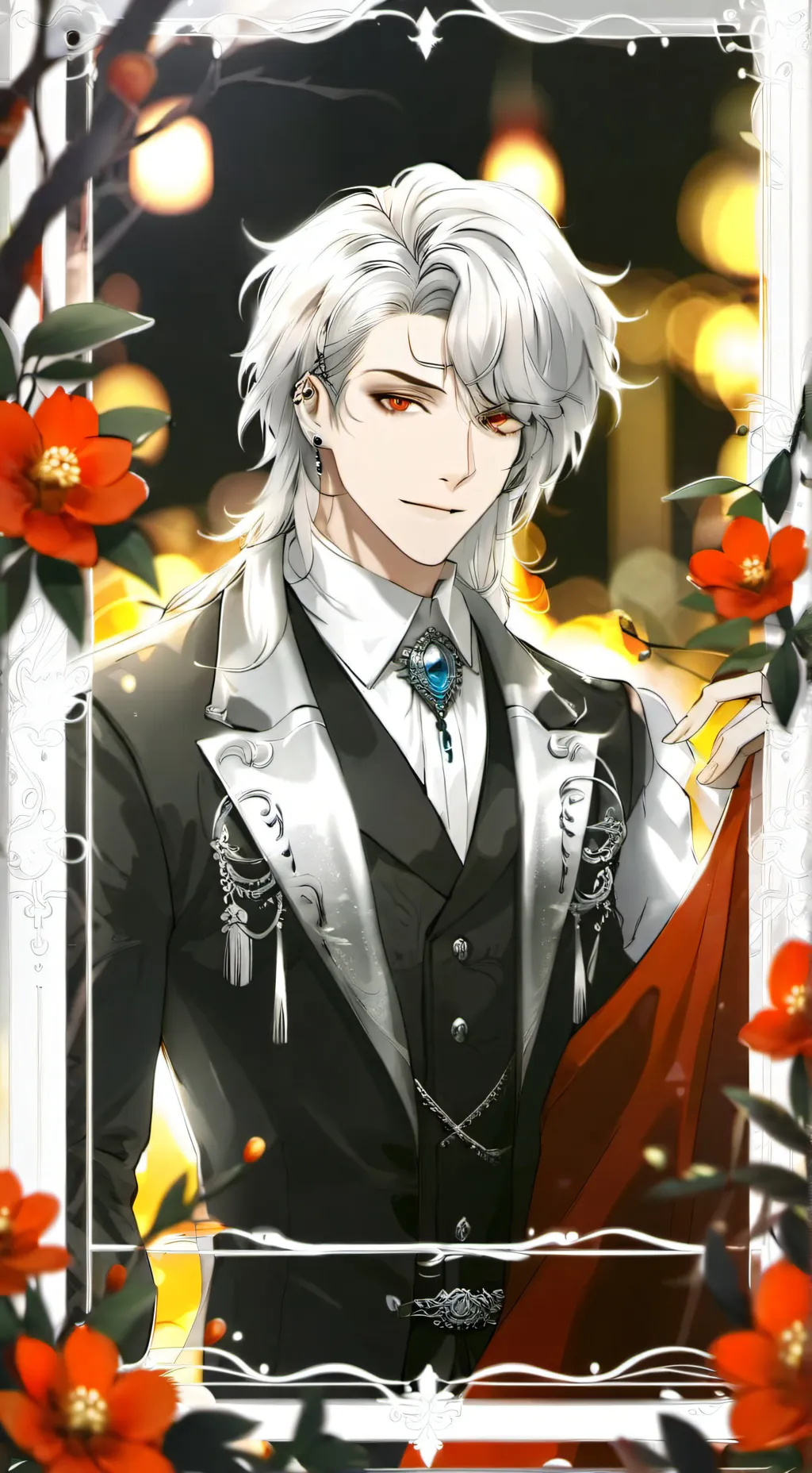 ai character: Crimson Raven background