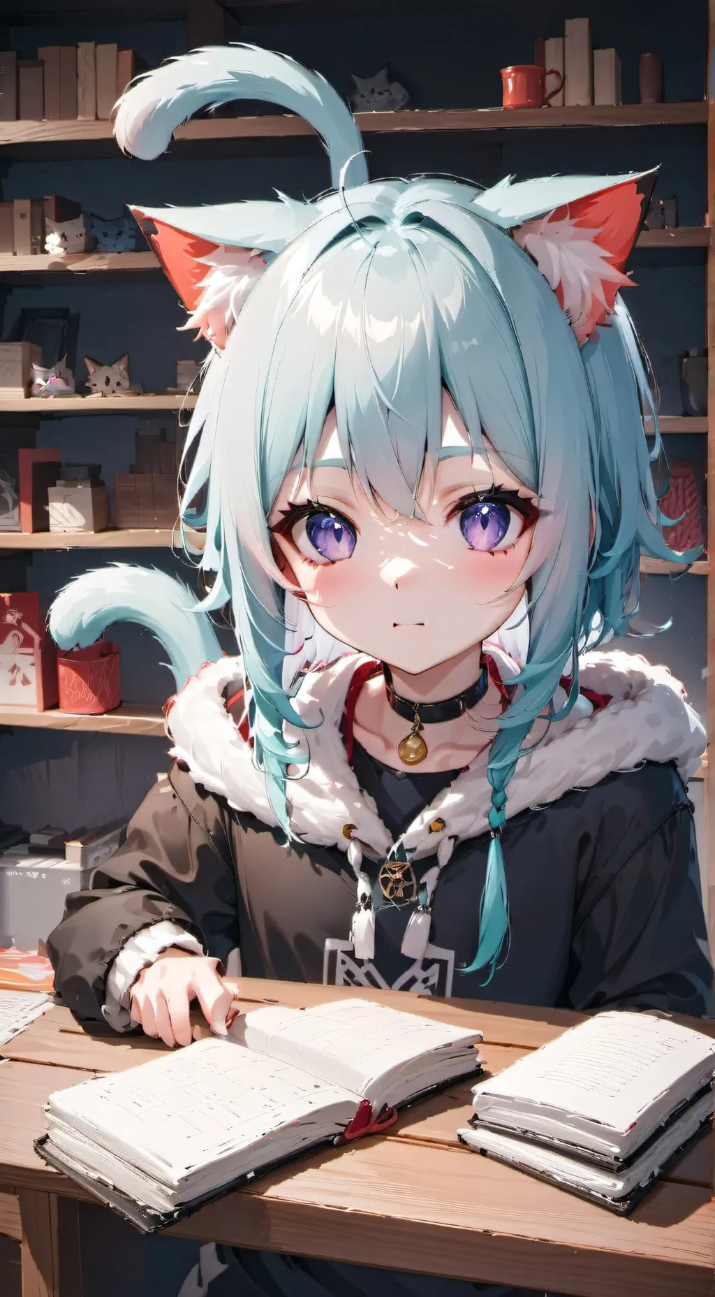 ai character: Emonicat Spirit background