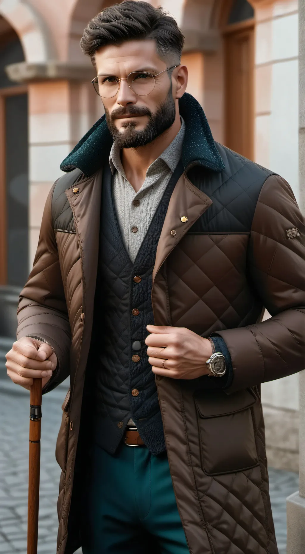 ai character: Steven  background