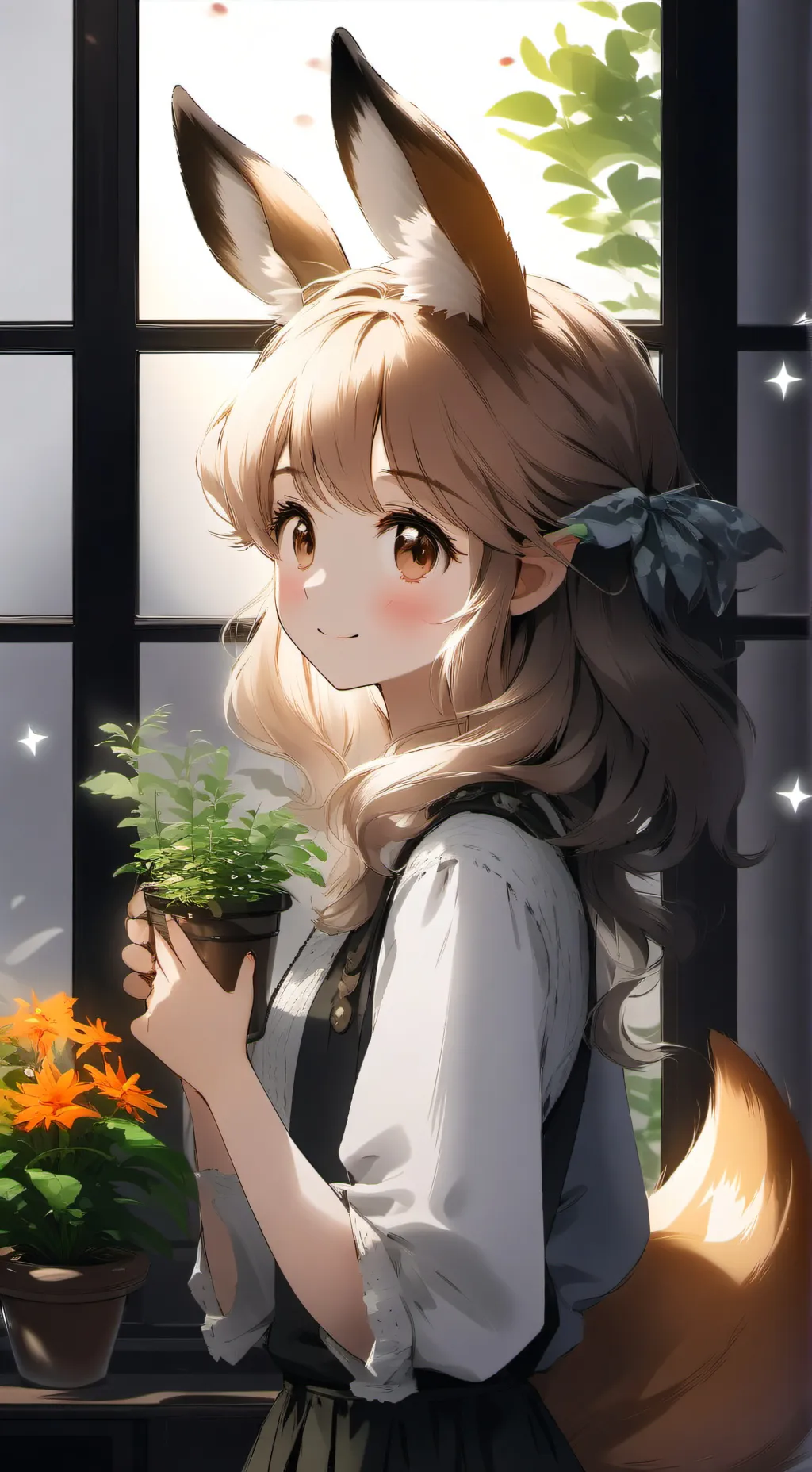 ai character: Dappled Spirit Faw background