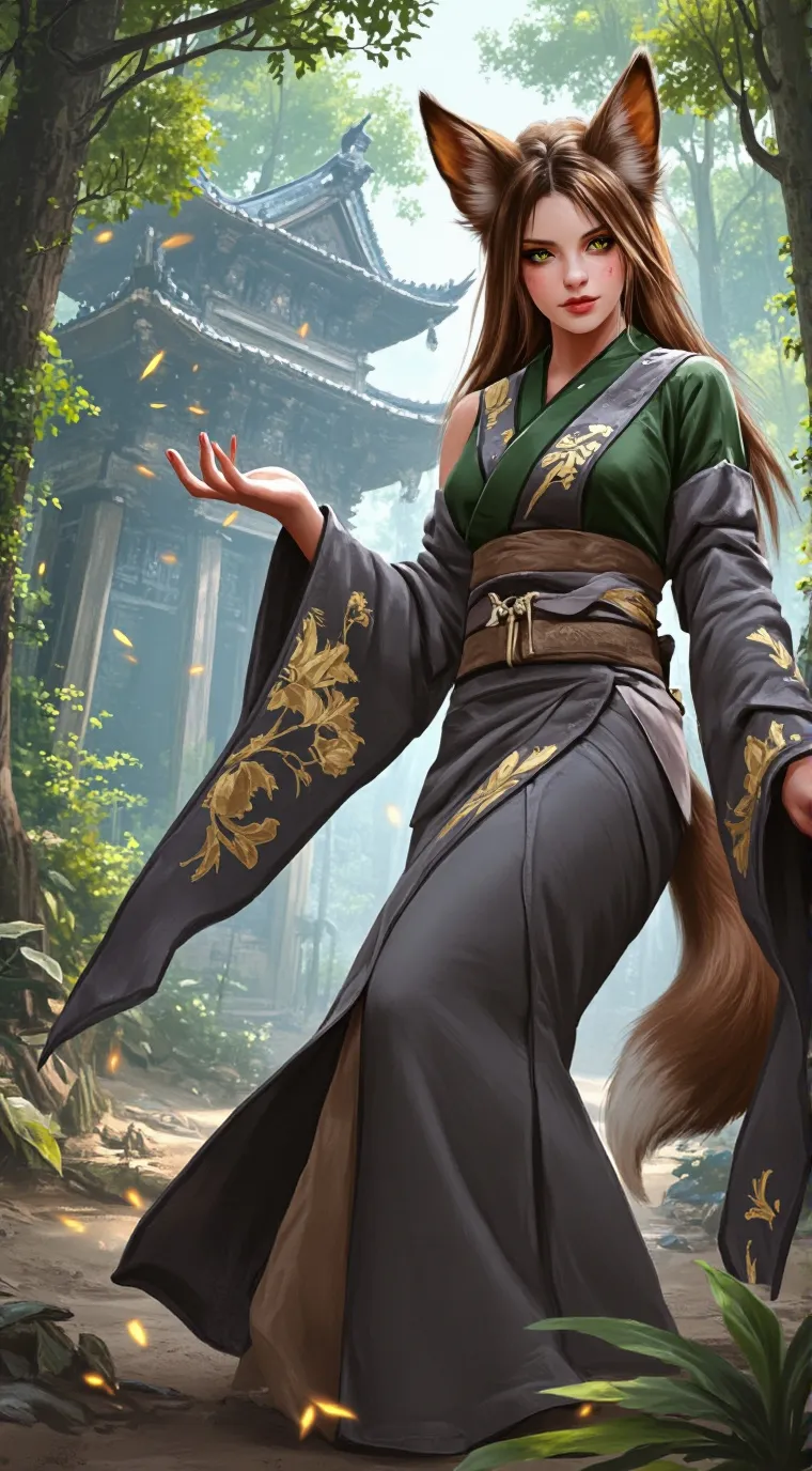 ai character: Chikako background