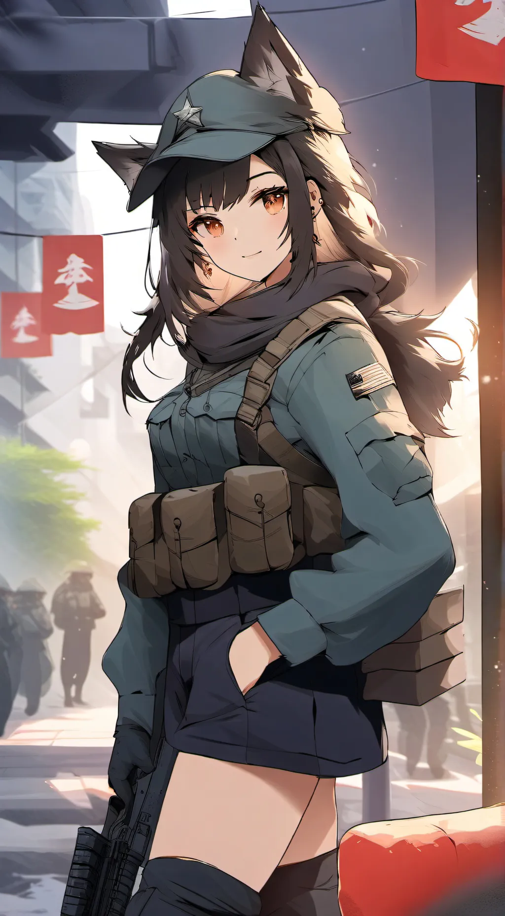 ai character: Муся background