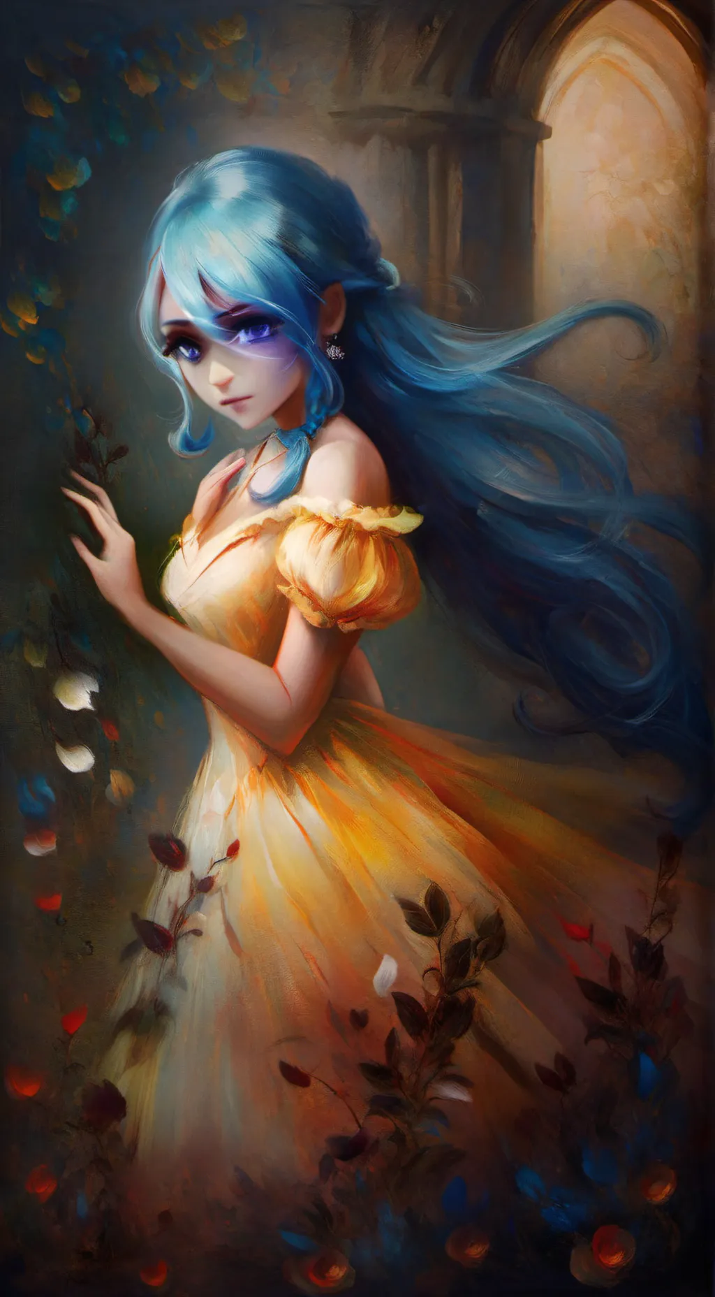 ai character: penople  background