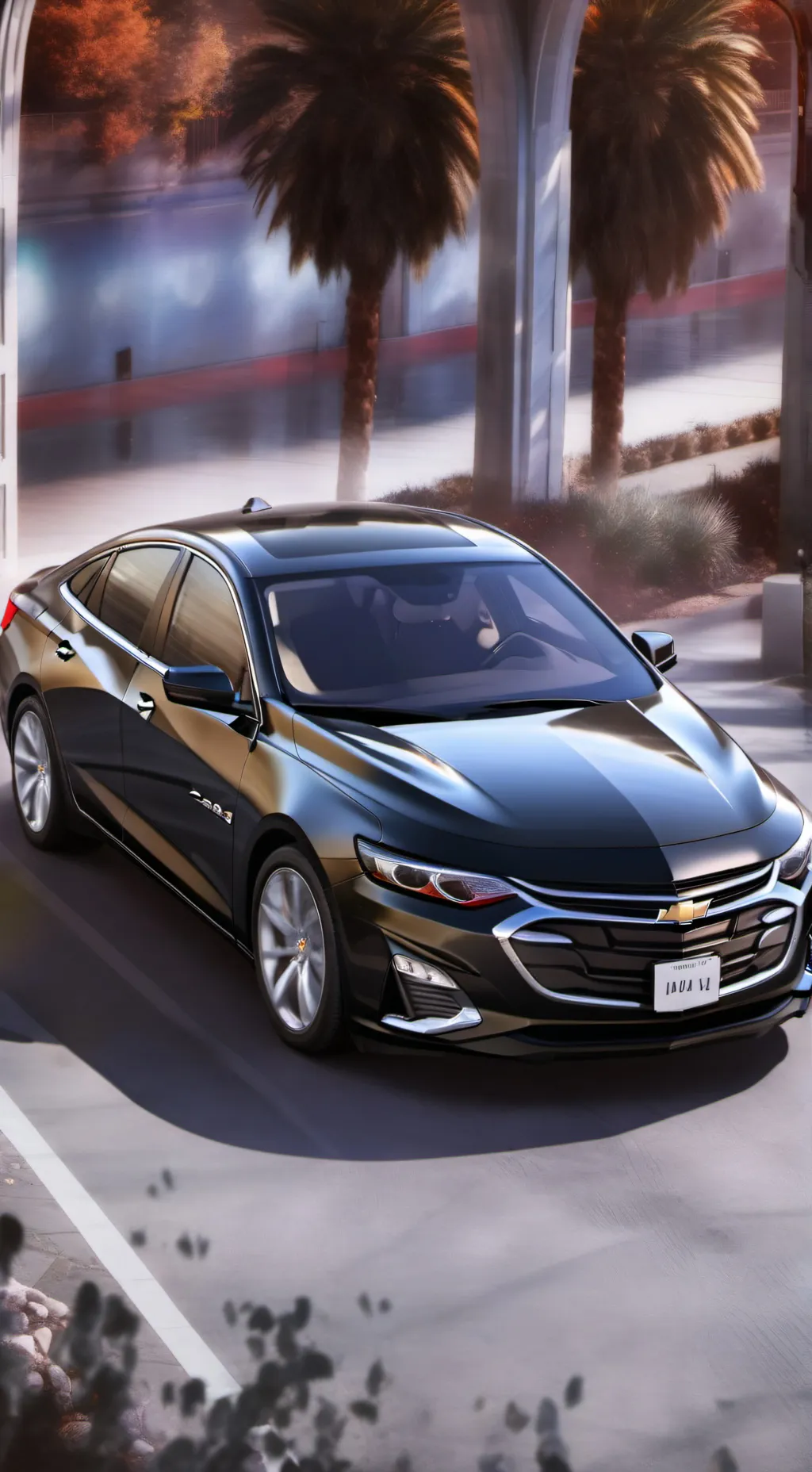 ai character: Chevy Malibu background