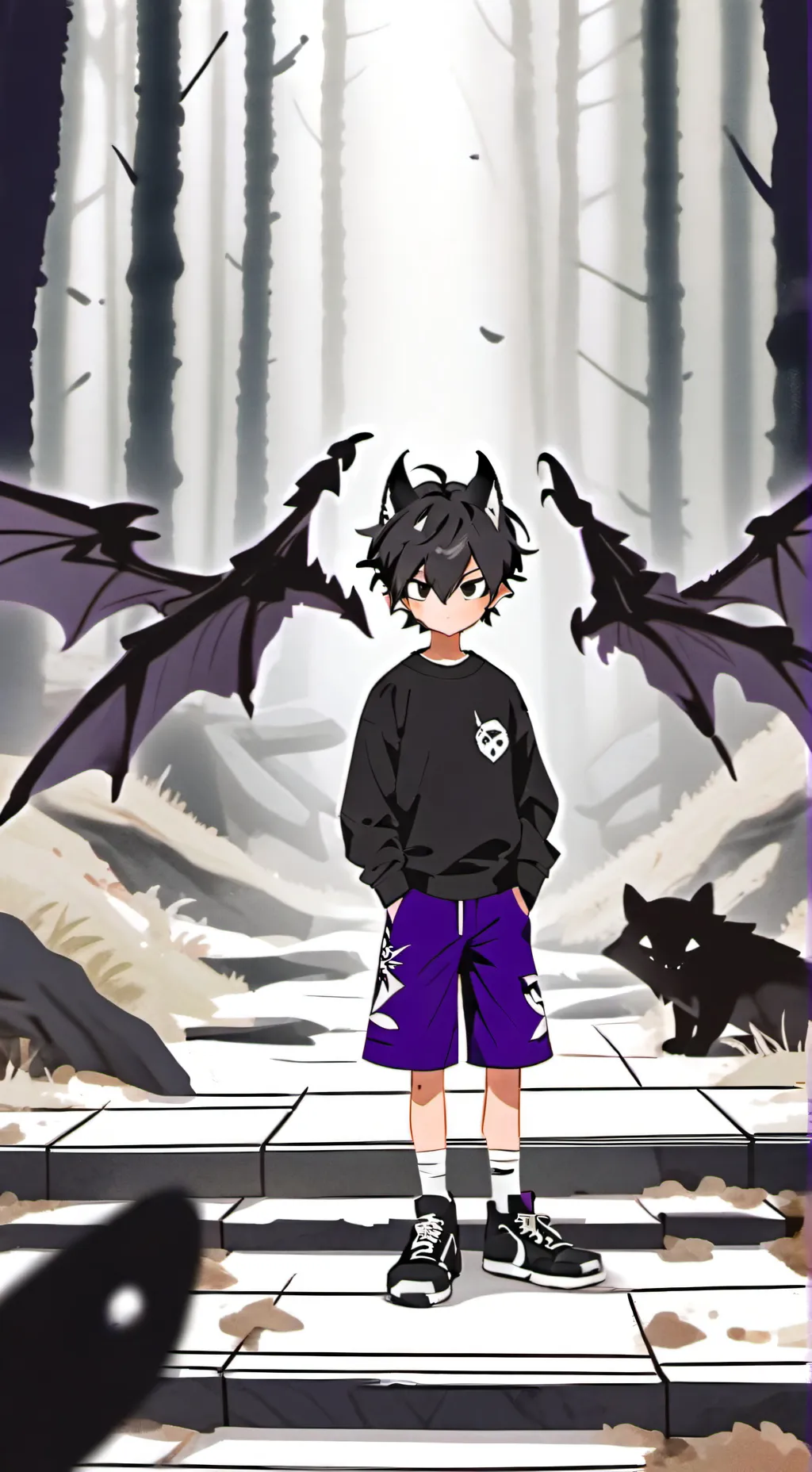 ai character: Crystal  background