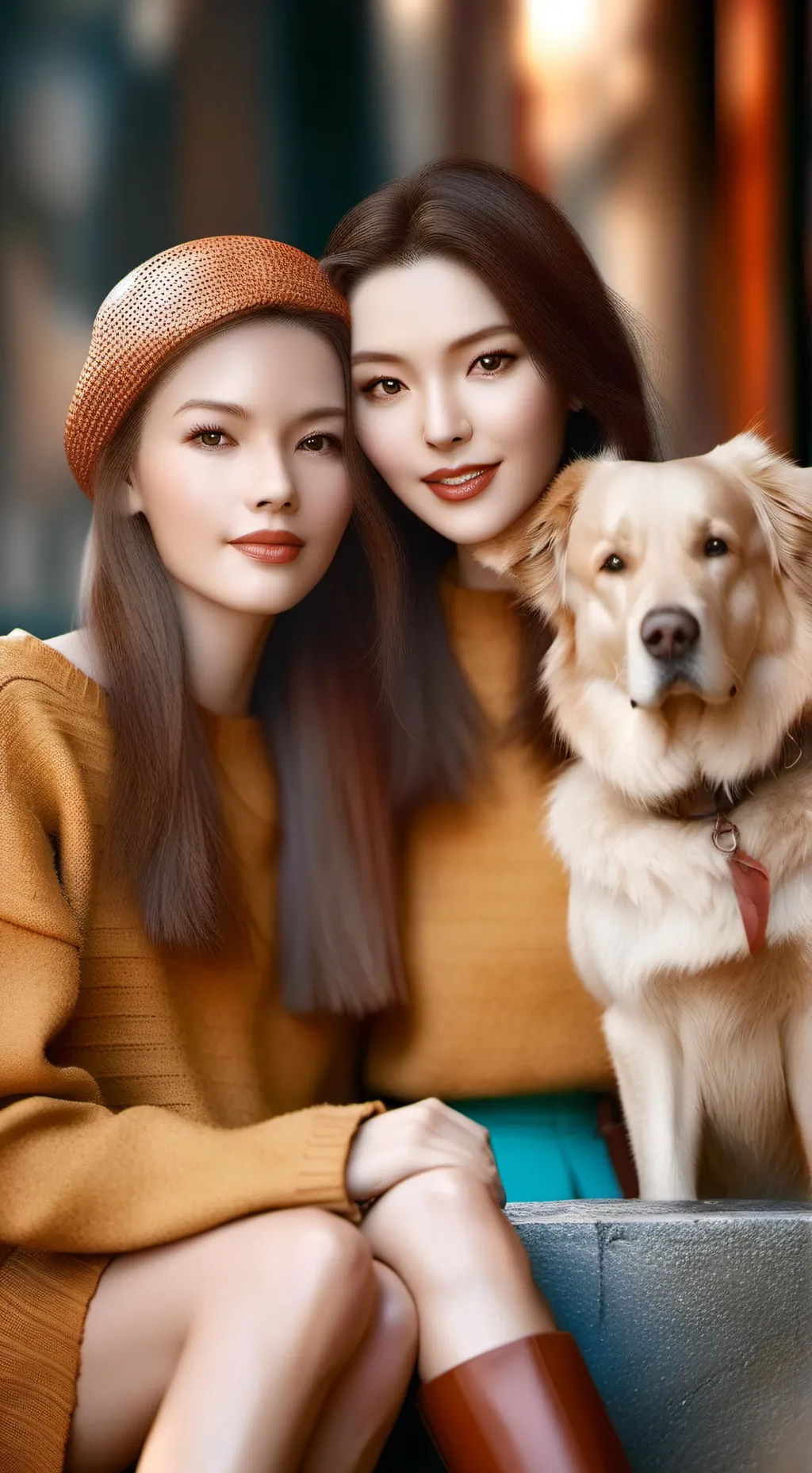 ai character: Best Friends background