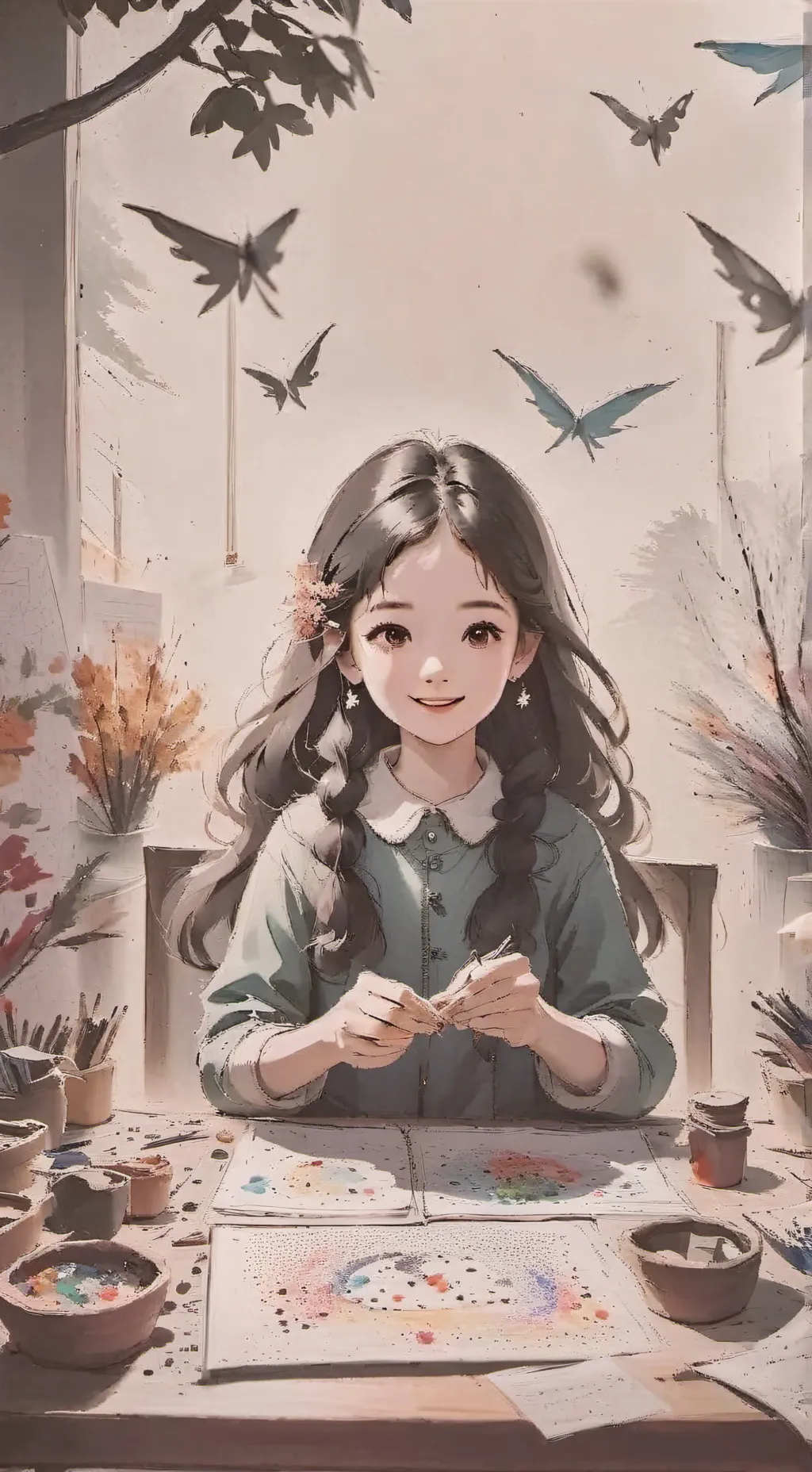 ai character: sei lá akakkakaka background