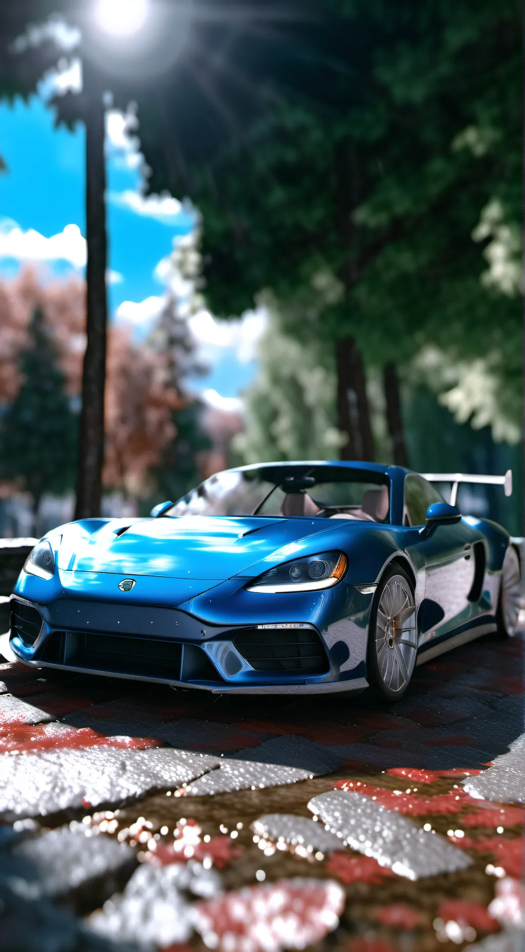 ai character: Titan clock man background