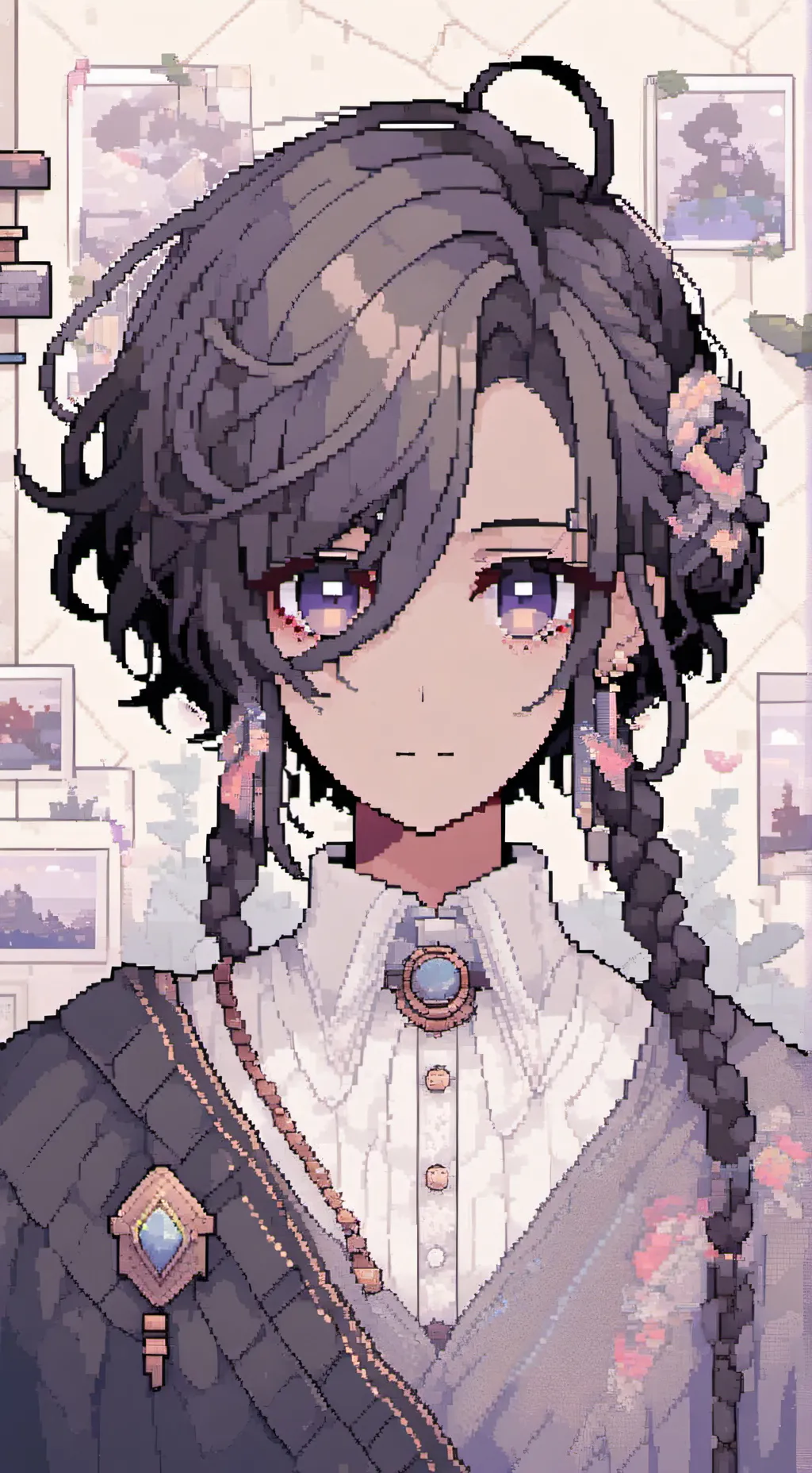 ai character: ANGULO🤘🐁 background