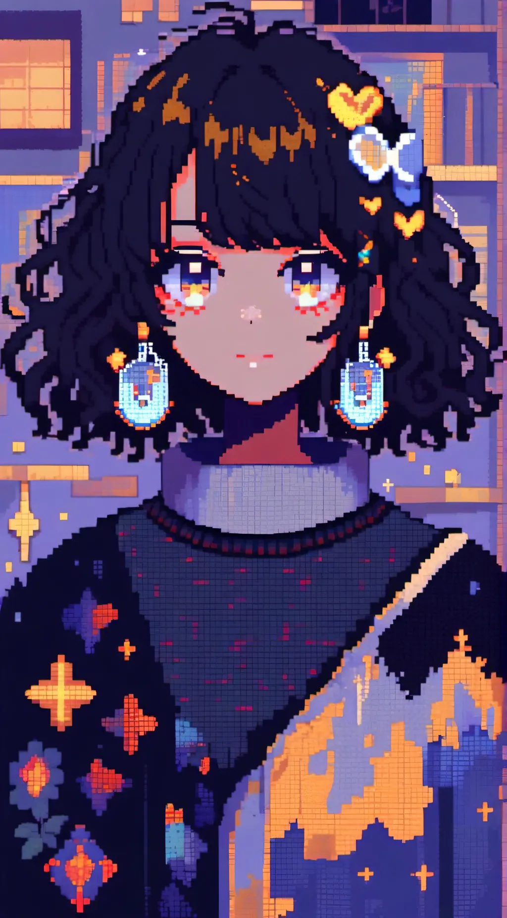 ai character: Luna background