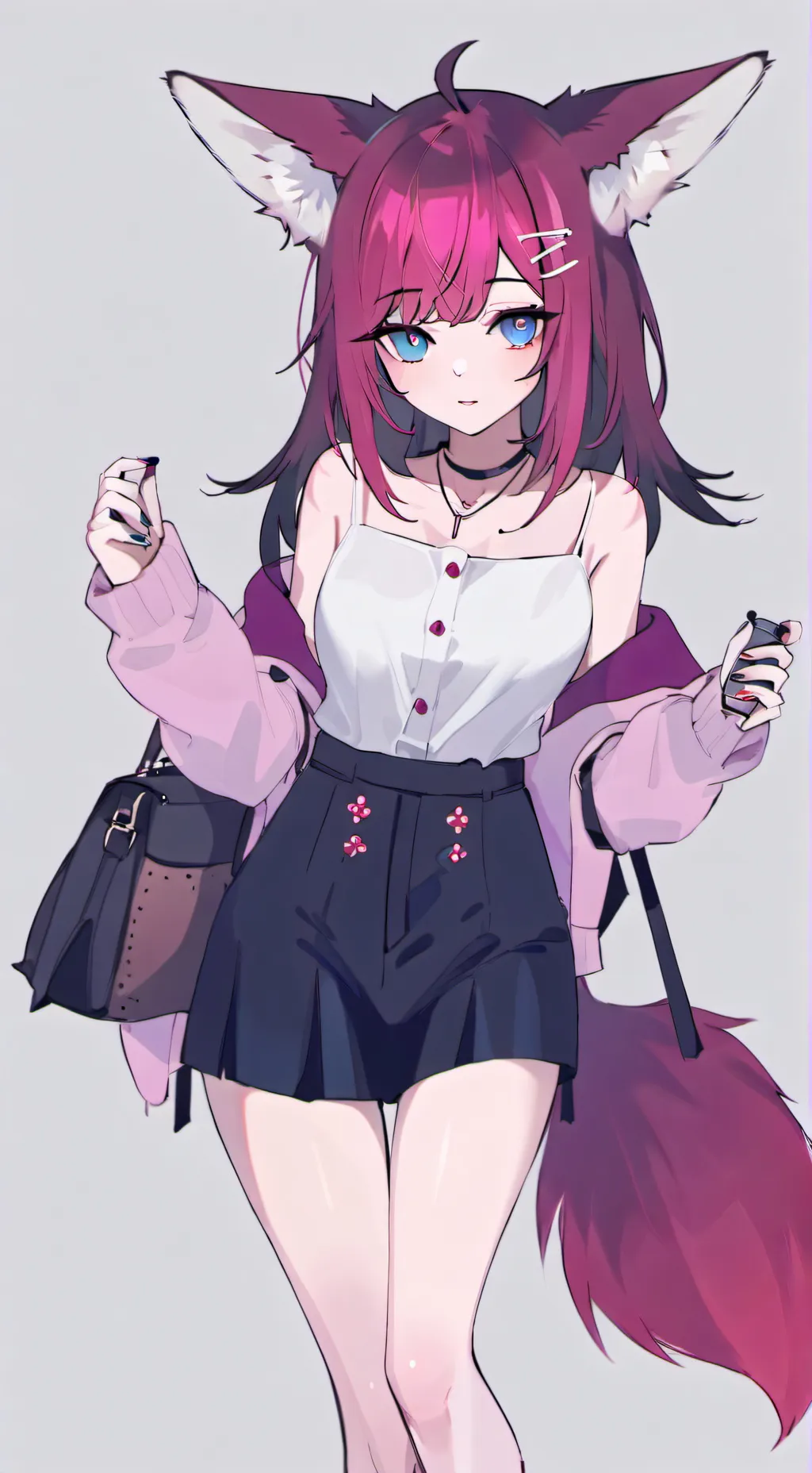 ai character: Luna background