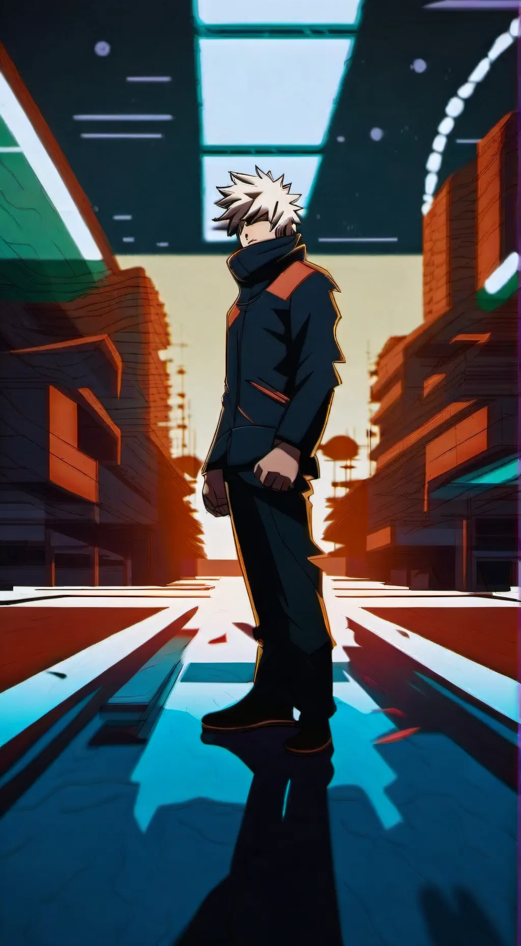 ai character: Bakugo LAUGHED?! background